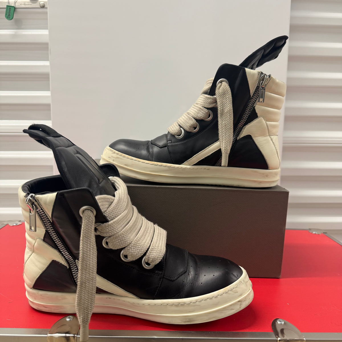 Rick Owens Jumbo Lace Geobasket Size 12 (45)