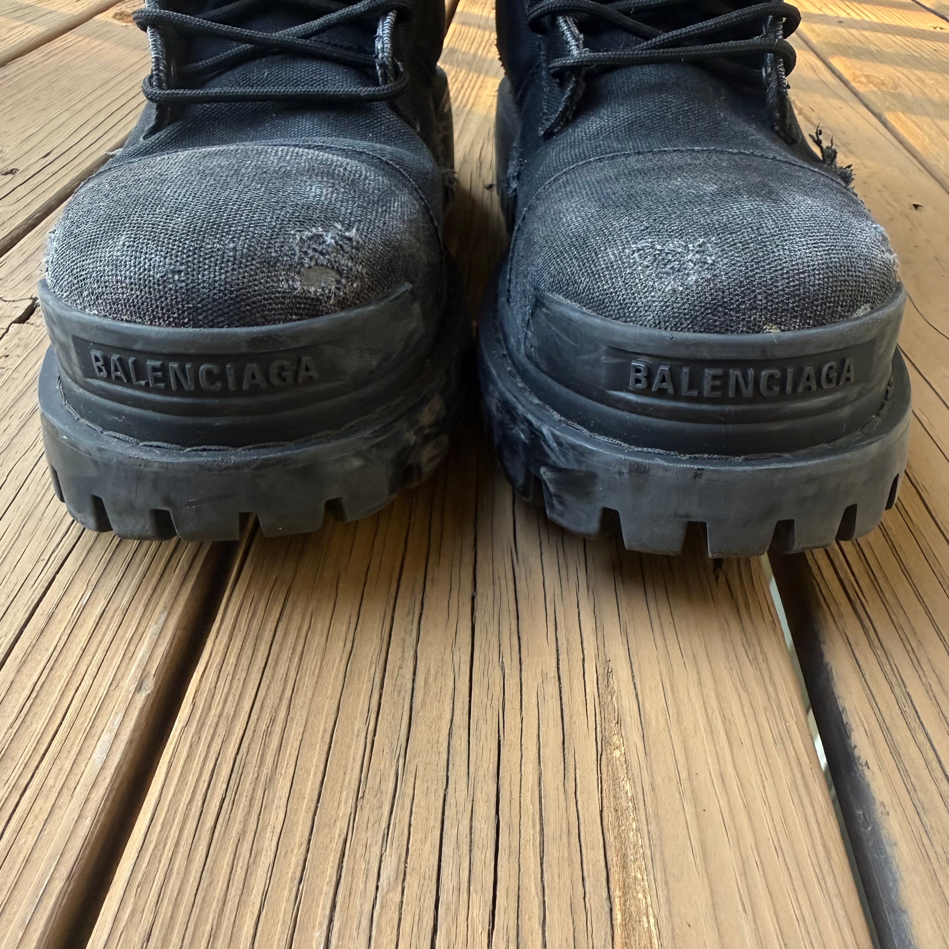 Balenciaga Black Strike Boot Size 8 (41)