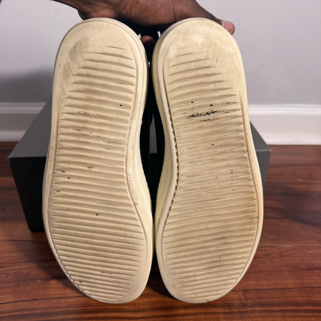 Rick Owens Black Suede Vintage Sneaker Size 13 (46)