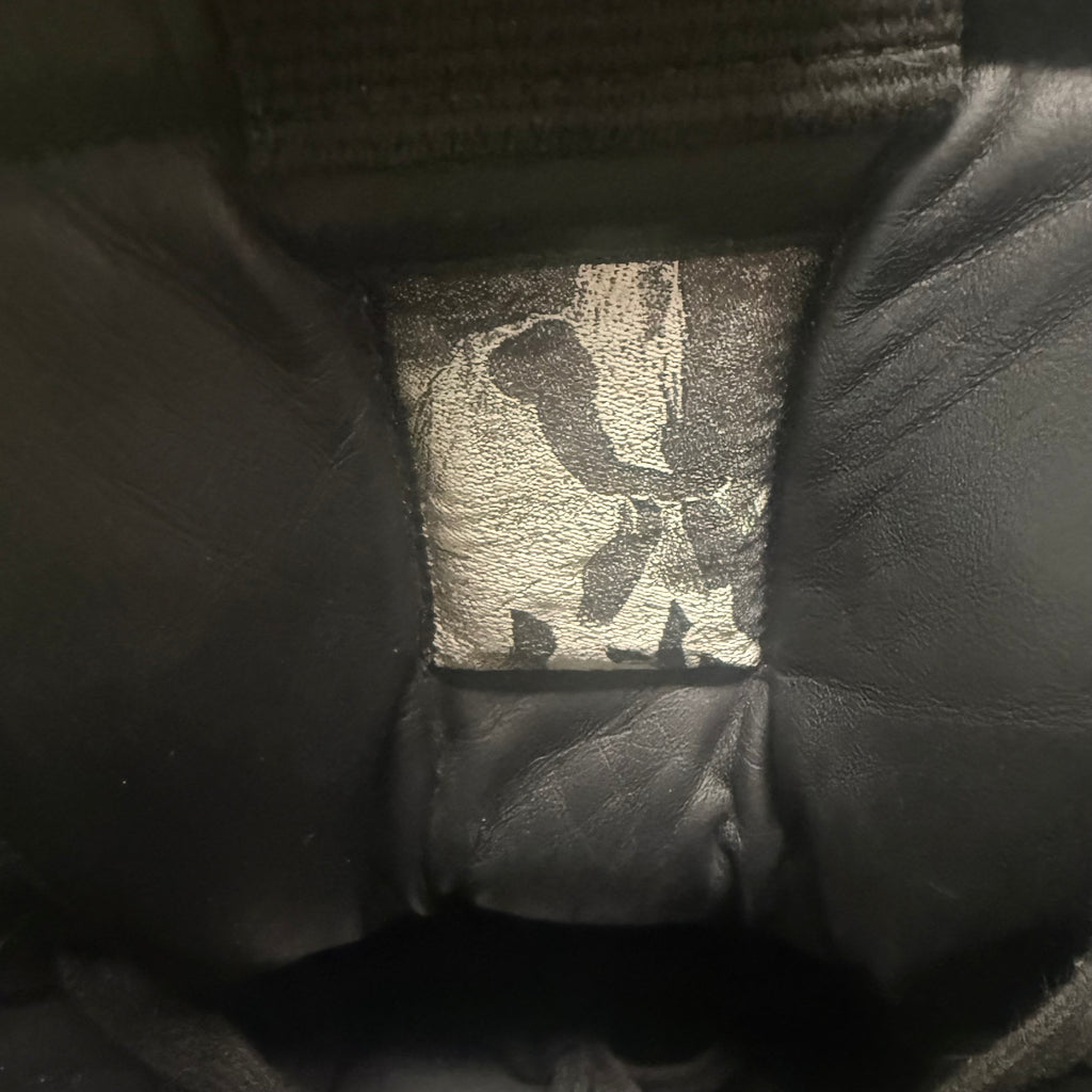 Rick Owens Triple Black Mega Bumper Geobasket Size 9