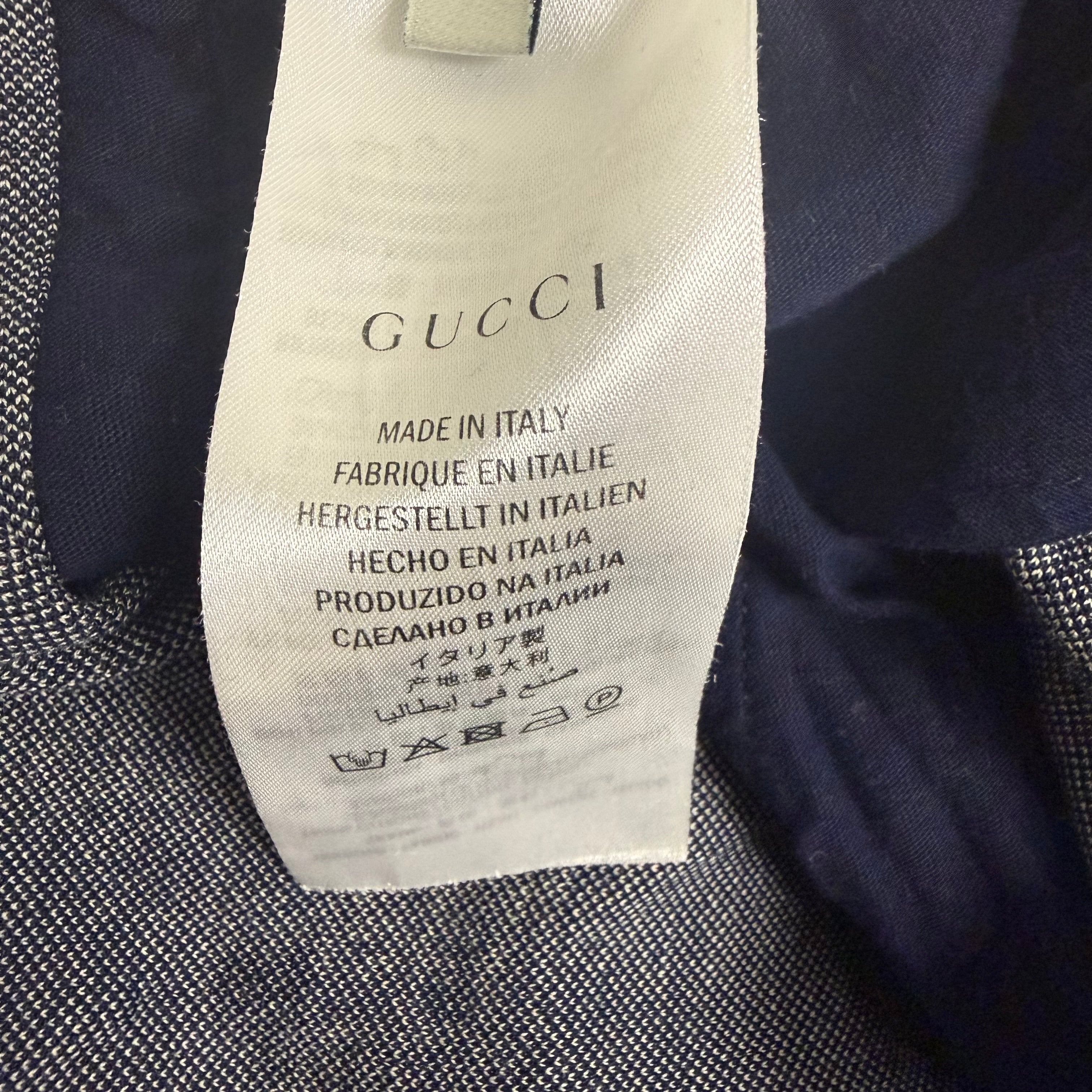 Gucci Monogram Taped Sleeve Track Sweatpants Sz Large