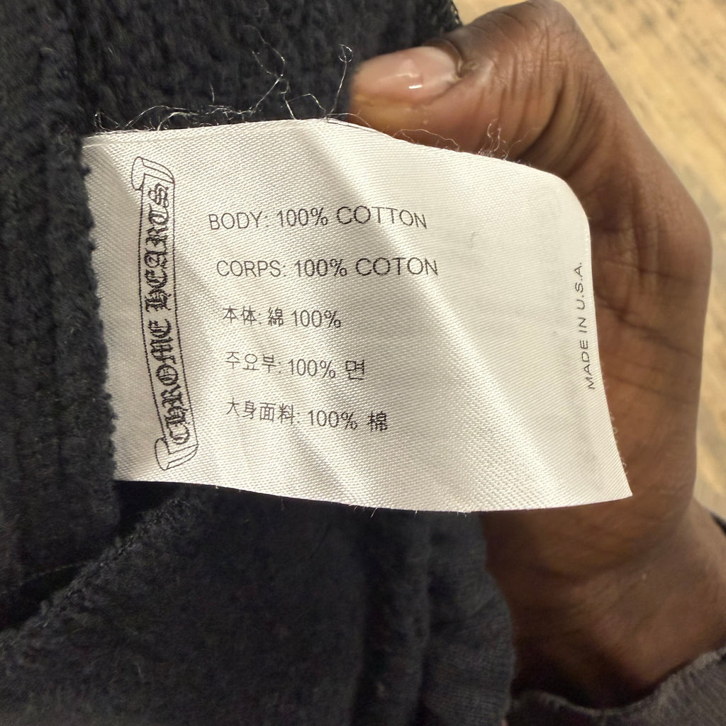 Chrome Hearts Black Horseshoe Sweatpants Size XXL