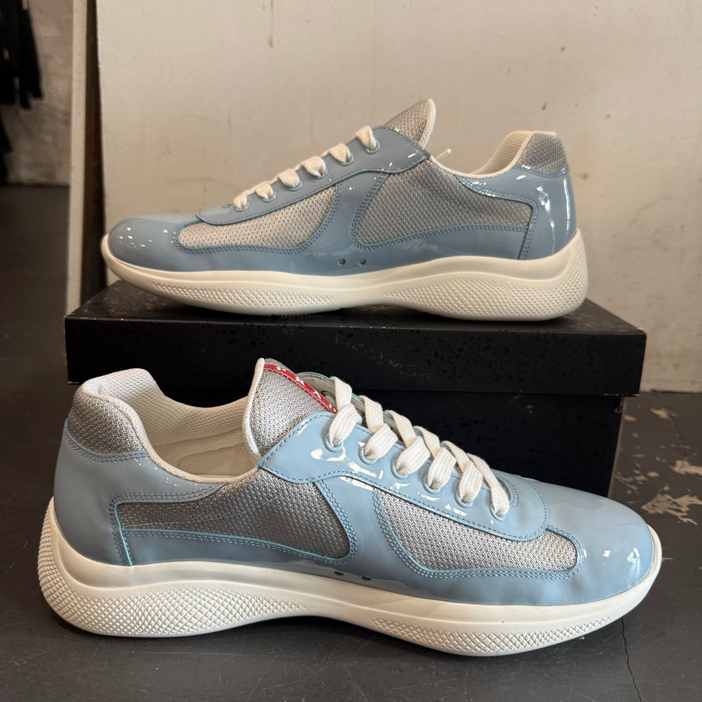 Prada America Cup Sneaker Light Blue Size 11 No Box