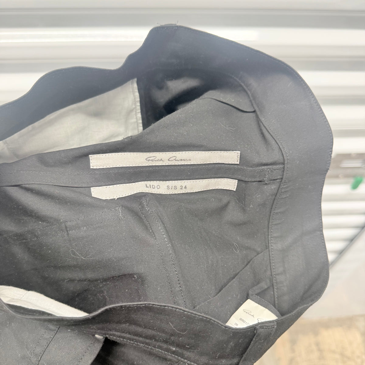 Rick Owens Black Stefan Cargos Size 28