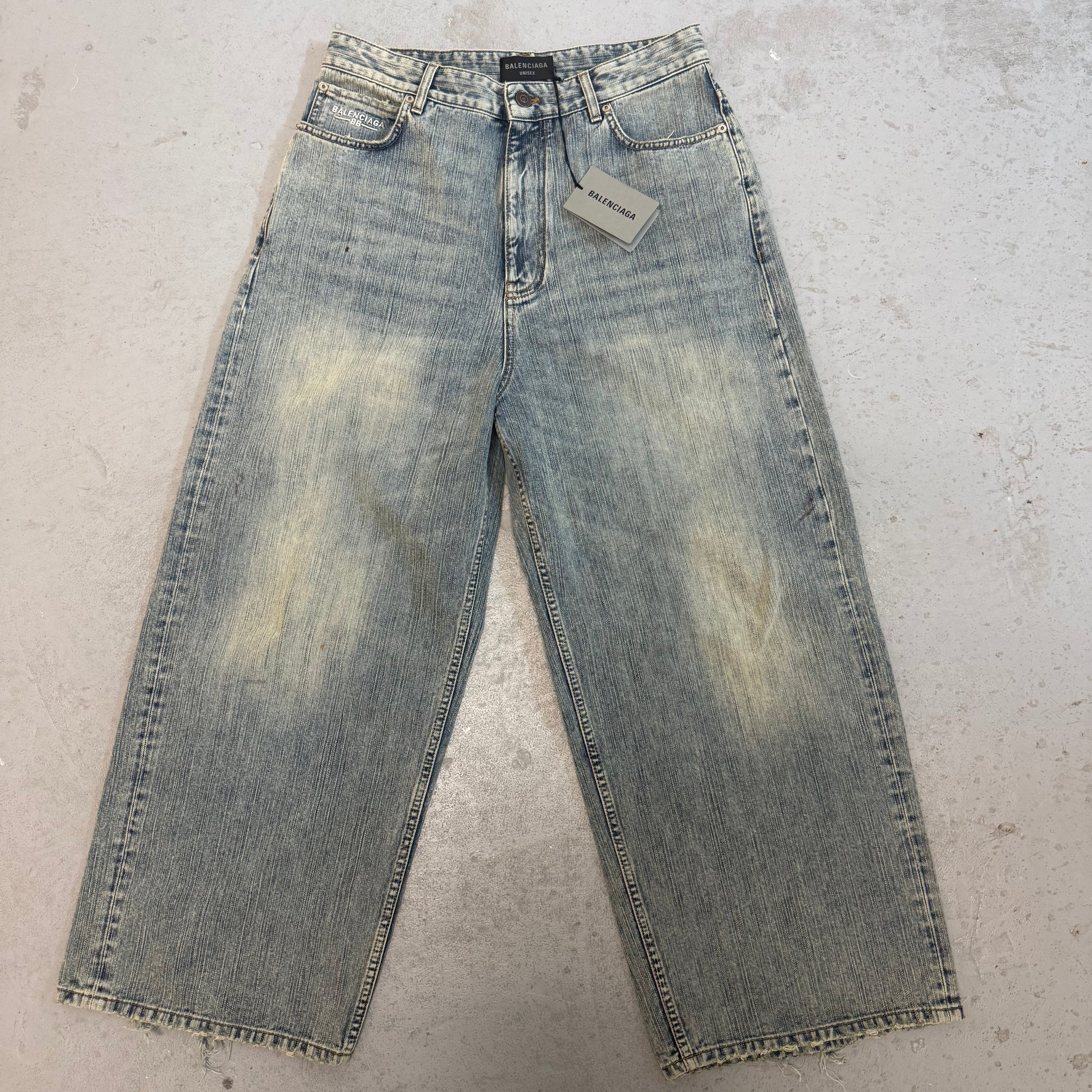 Balenciaga Italian Indigo Ring Denim Size Small