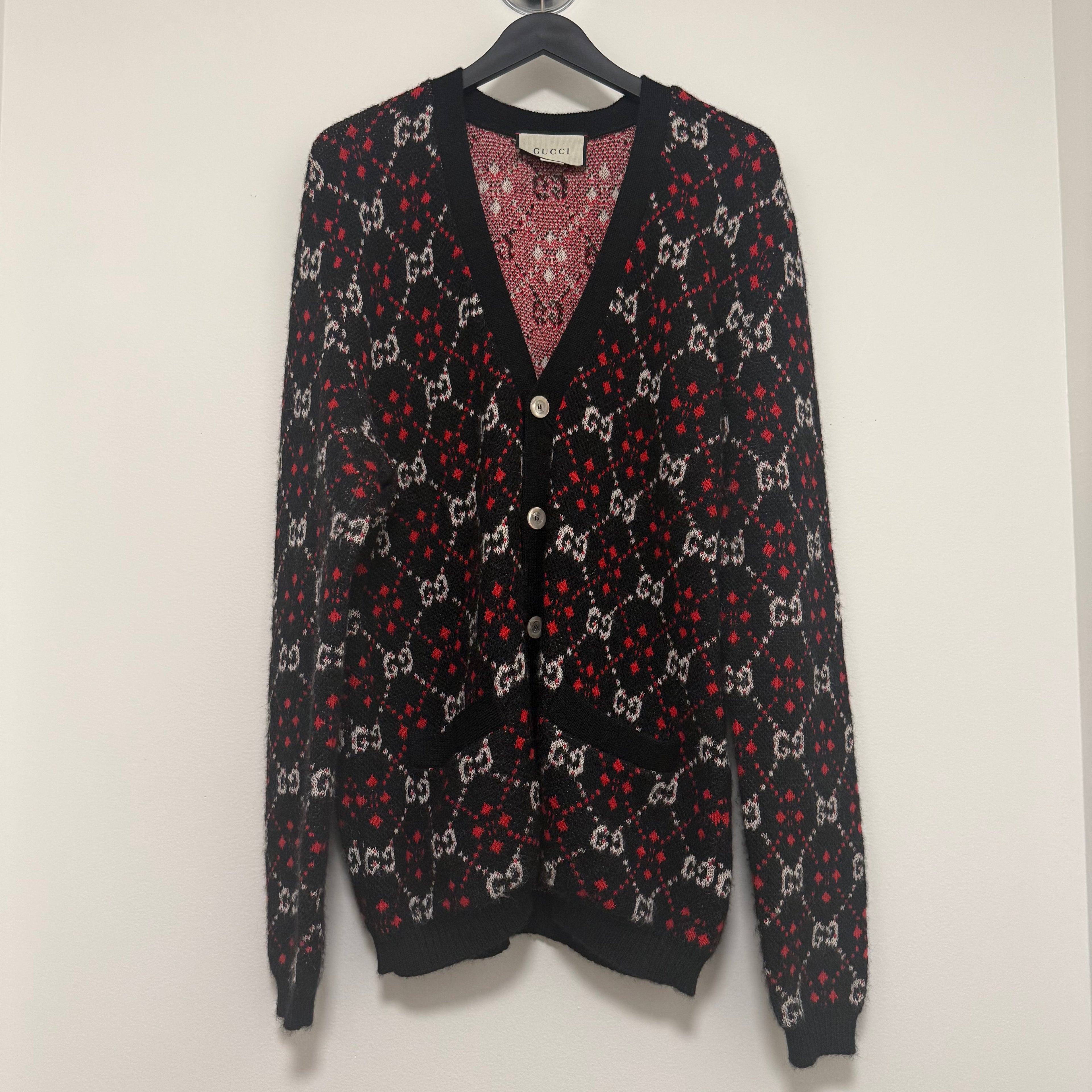 Gucci Cotton Wool Knit Cruise SS19 Sweater Sz Large