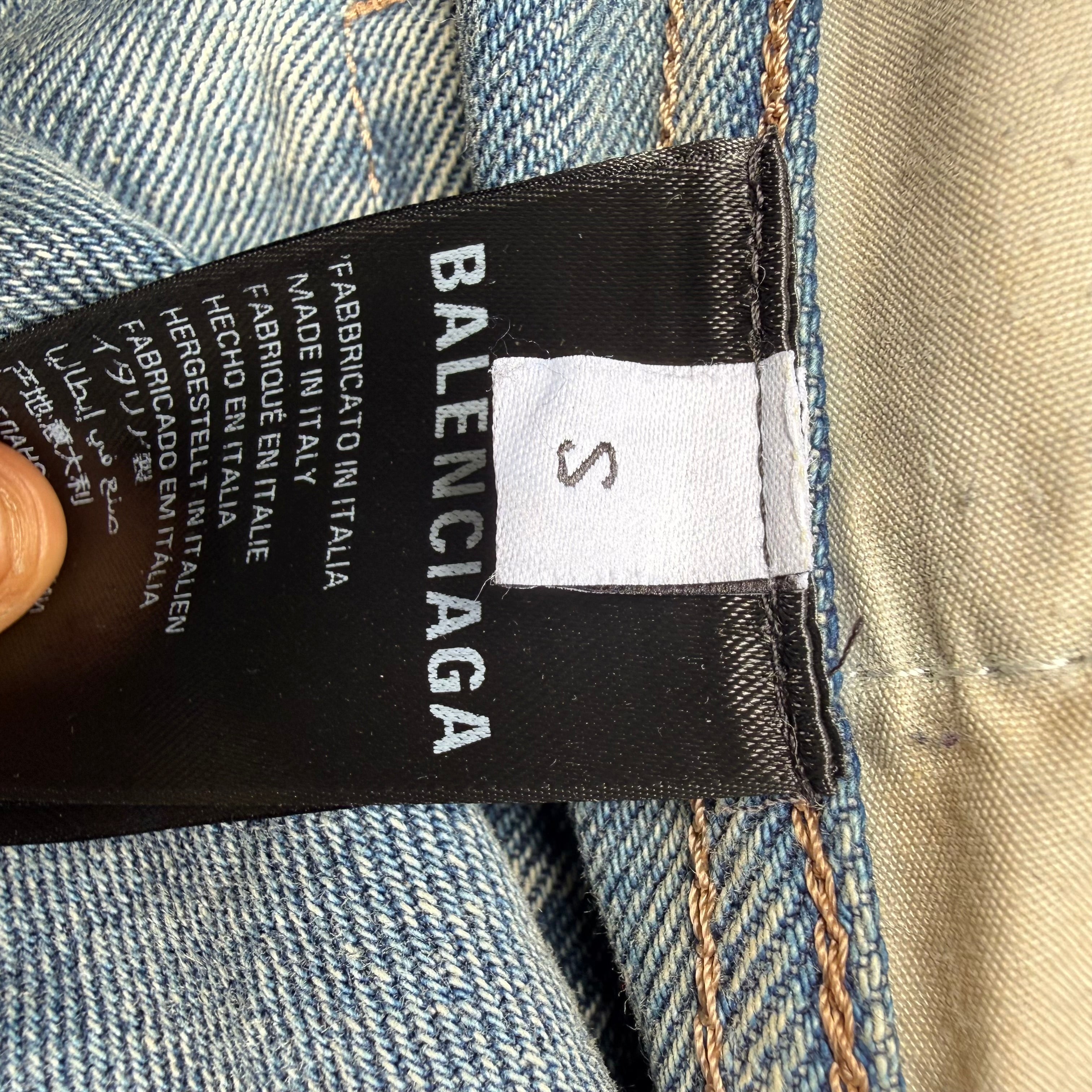 Balenciaga Inside Out Denim Size Small