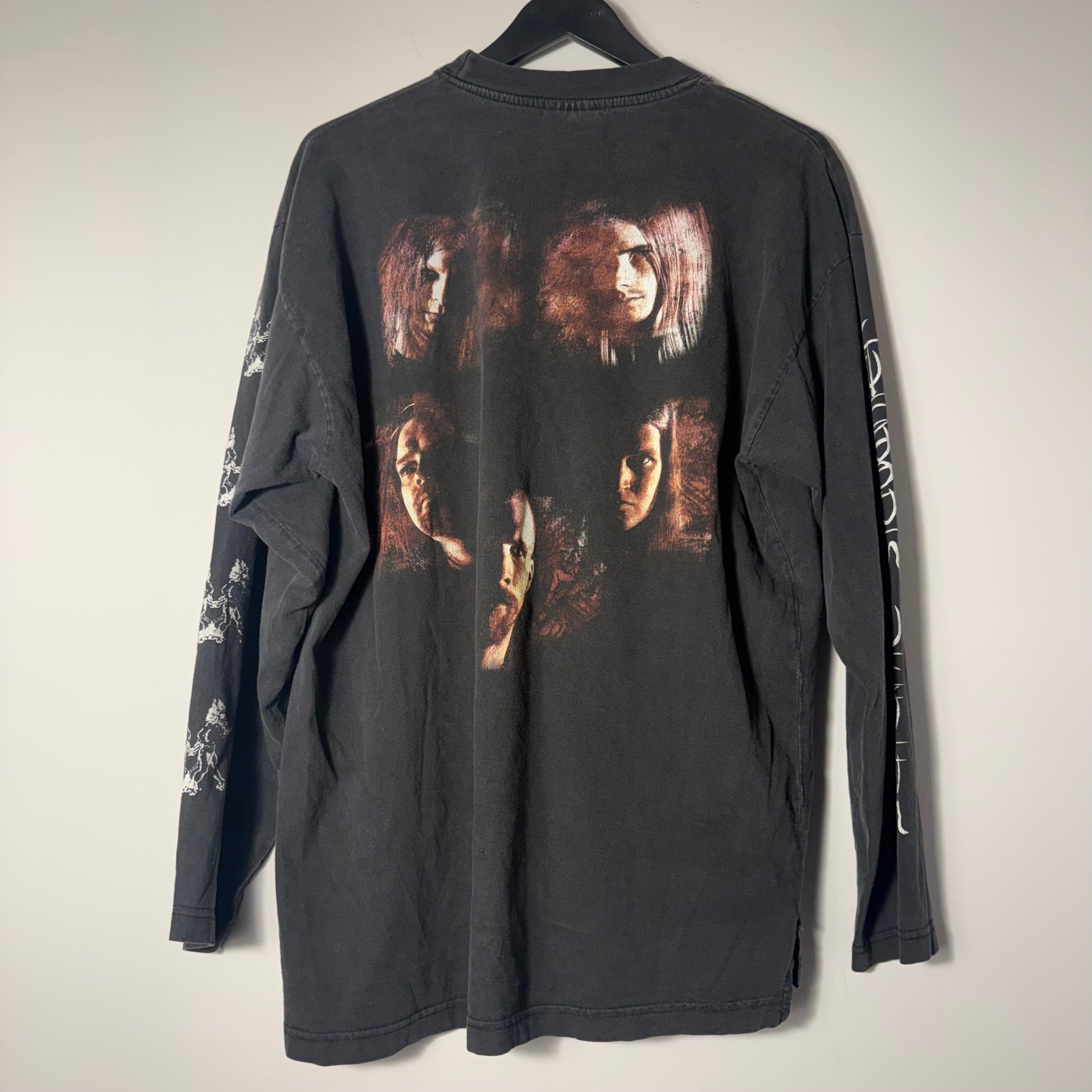 Vintage Black Satanic Slaughter Shirt Size XL