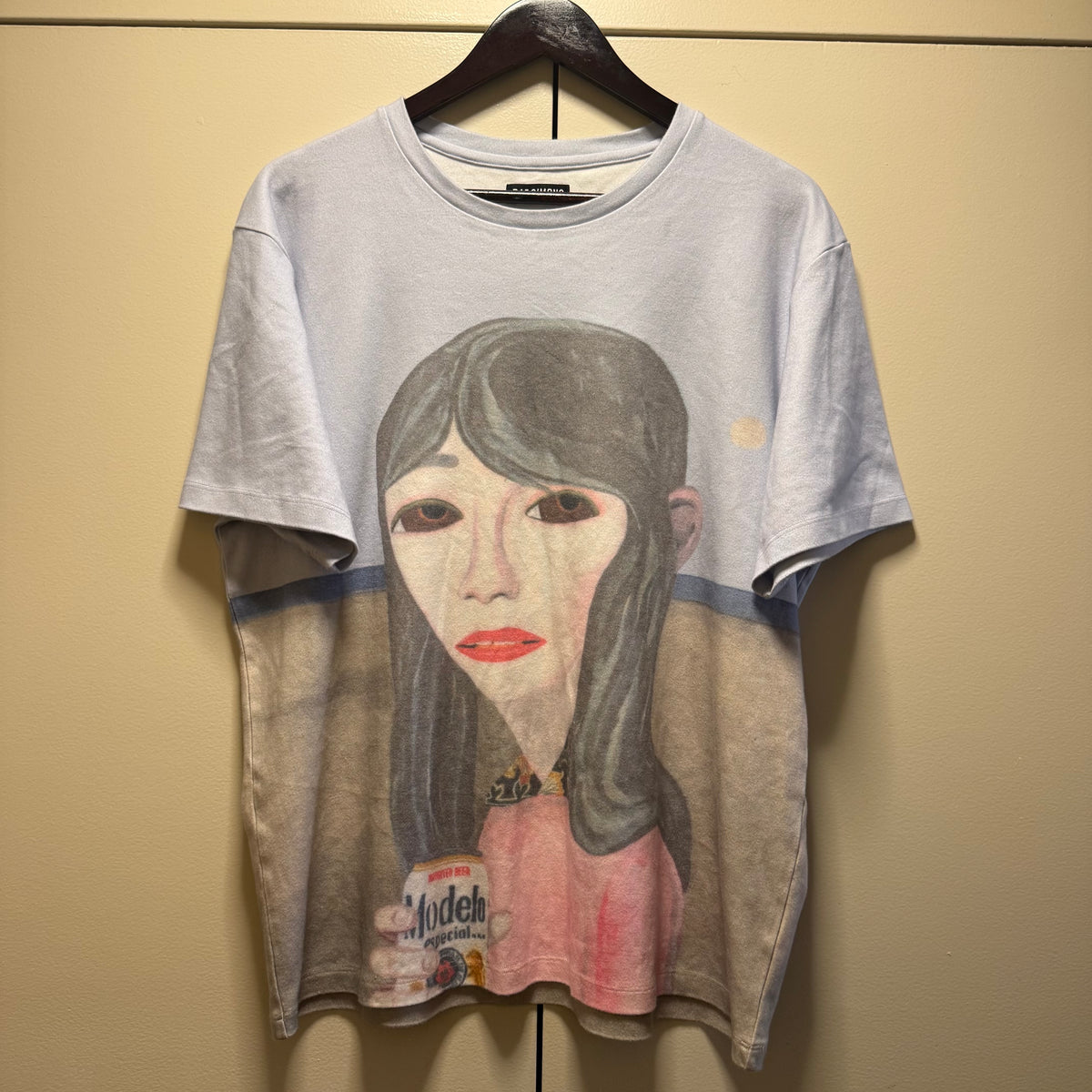 Raf Simons Brian Calvin Modelo Tee Size Large