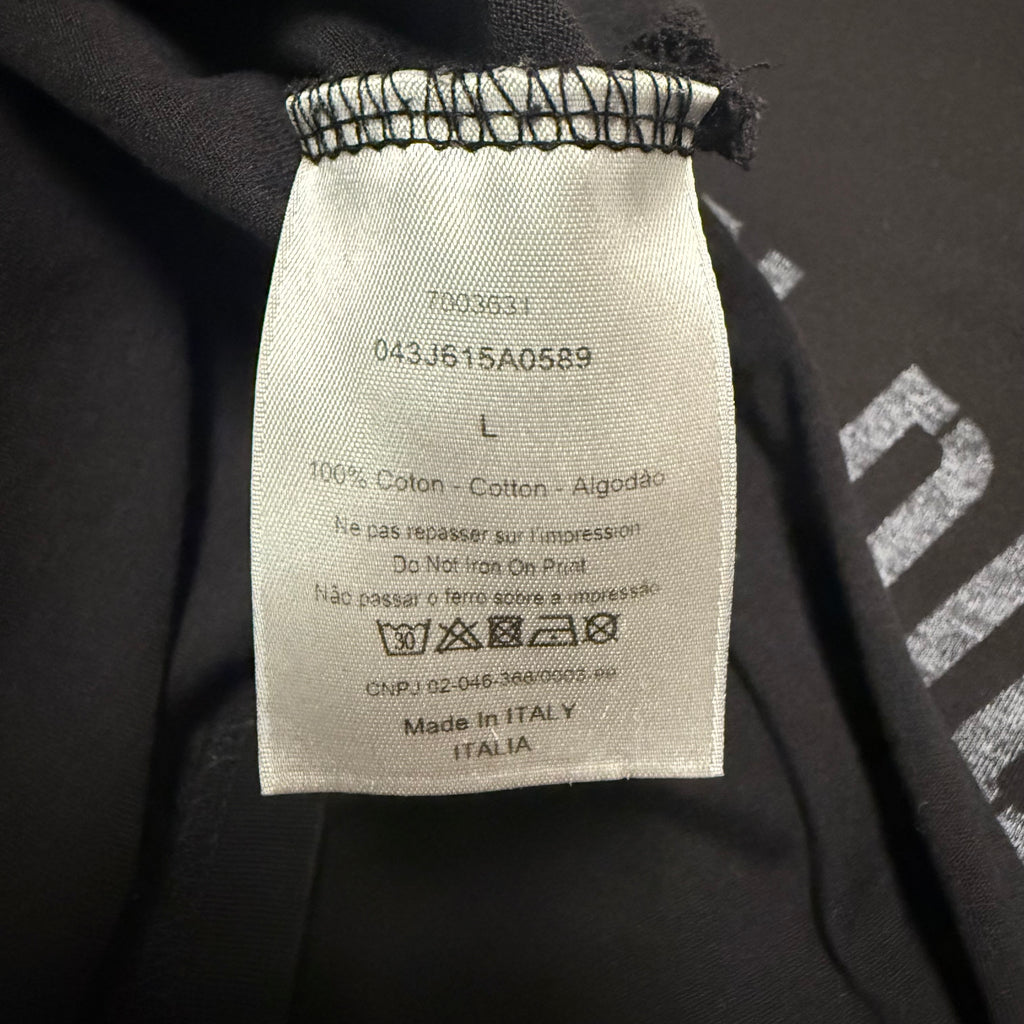 Dior Atelier Black T-Shirt Sz Large