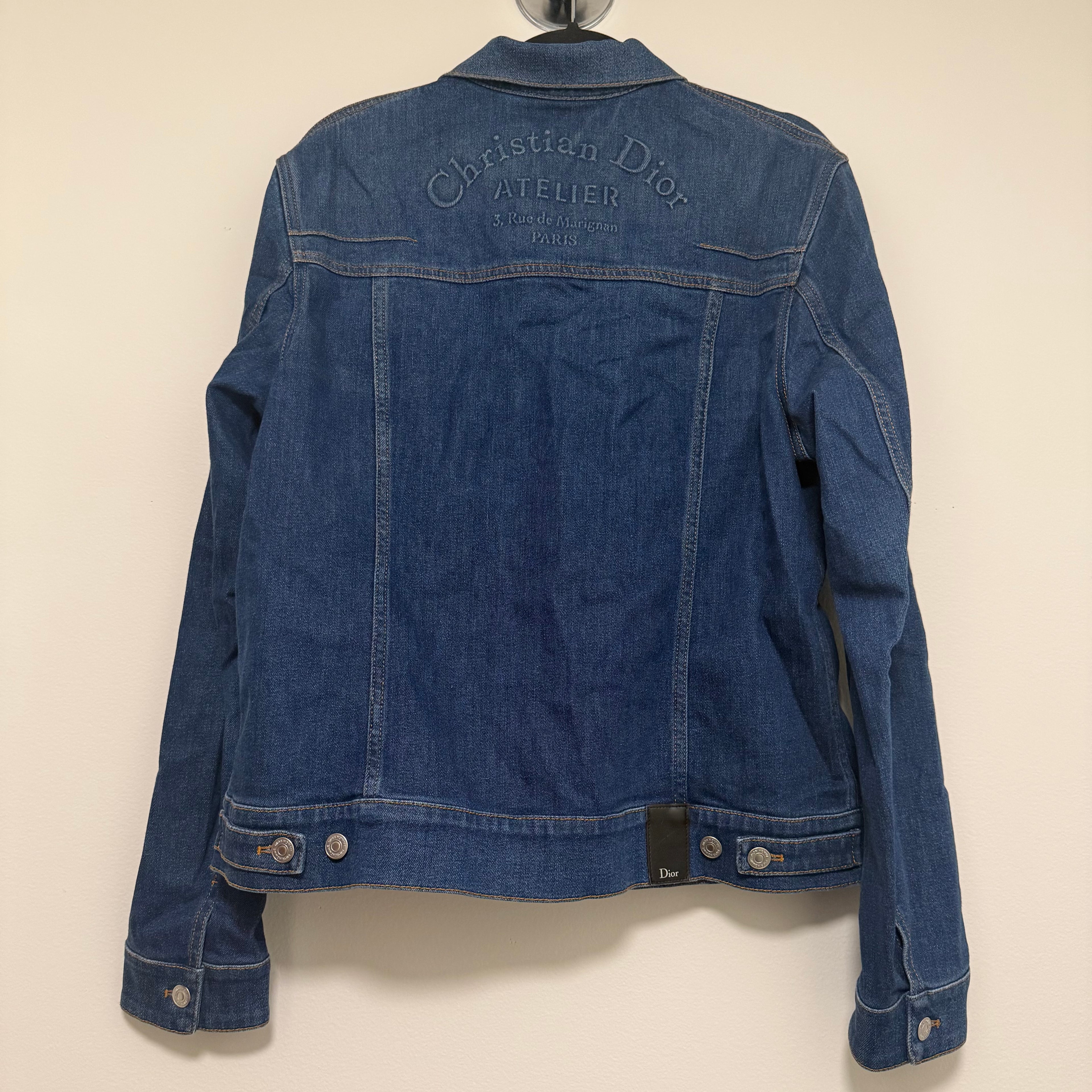 Dior Logo Denim Jacket Sz Large (54)