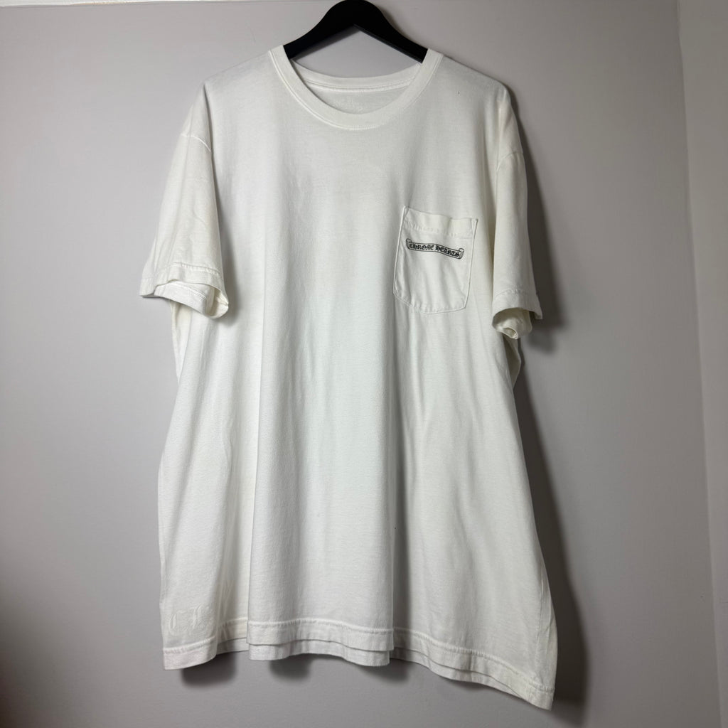 Chrome Hearts White Scroll Shirt Size XXL