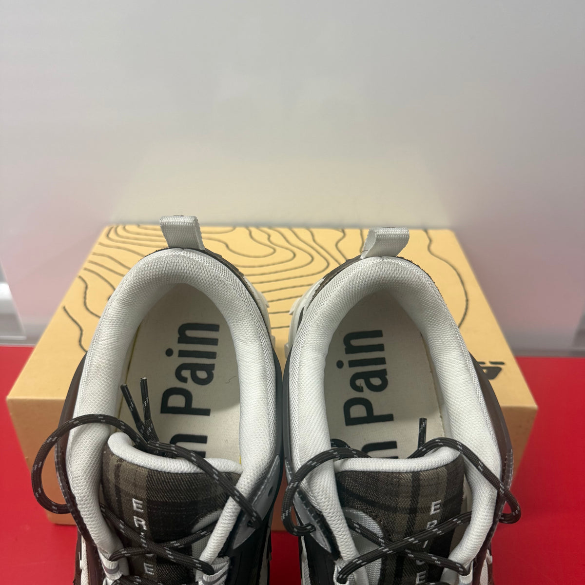 Sicko x Eric Emmanuel Brown/White Hiking Shoe Size 10