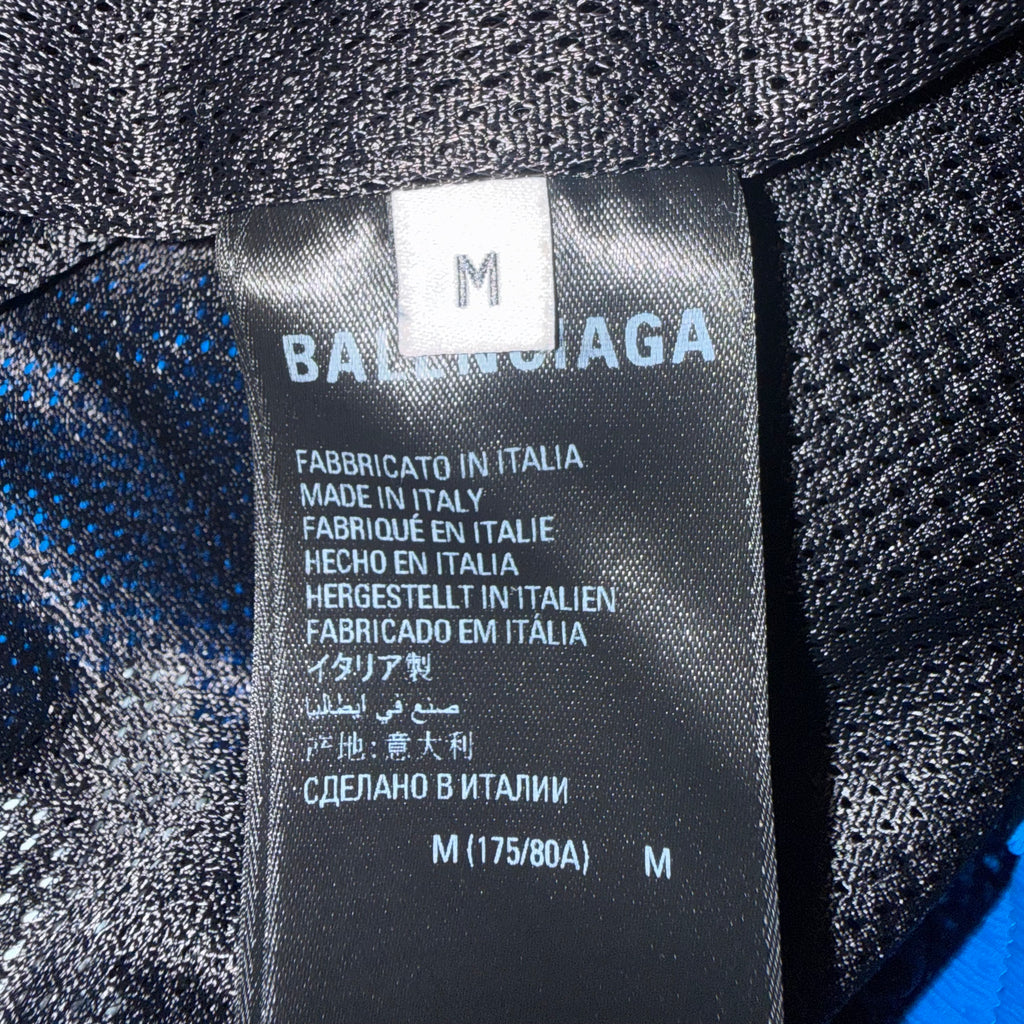 Balenciaga FW23 3B Sports Icon Blue Trackpants Size Medium