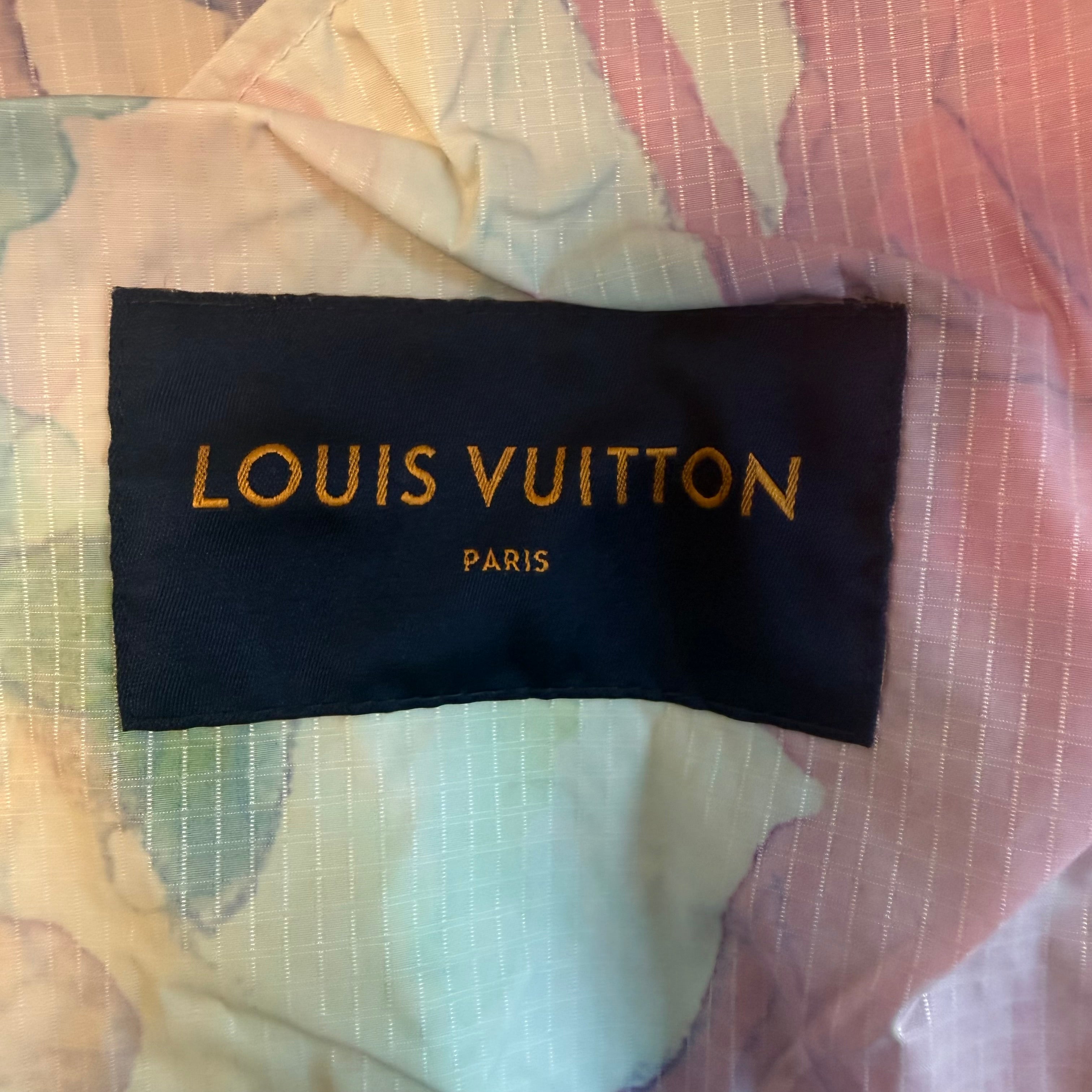 Louis Vuitton Multicolor Watercolor Monogram Windbreaker Sz Large (50)