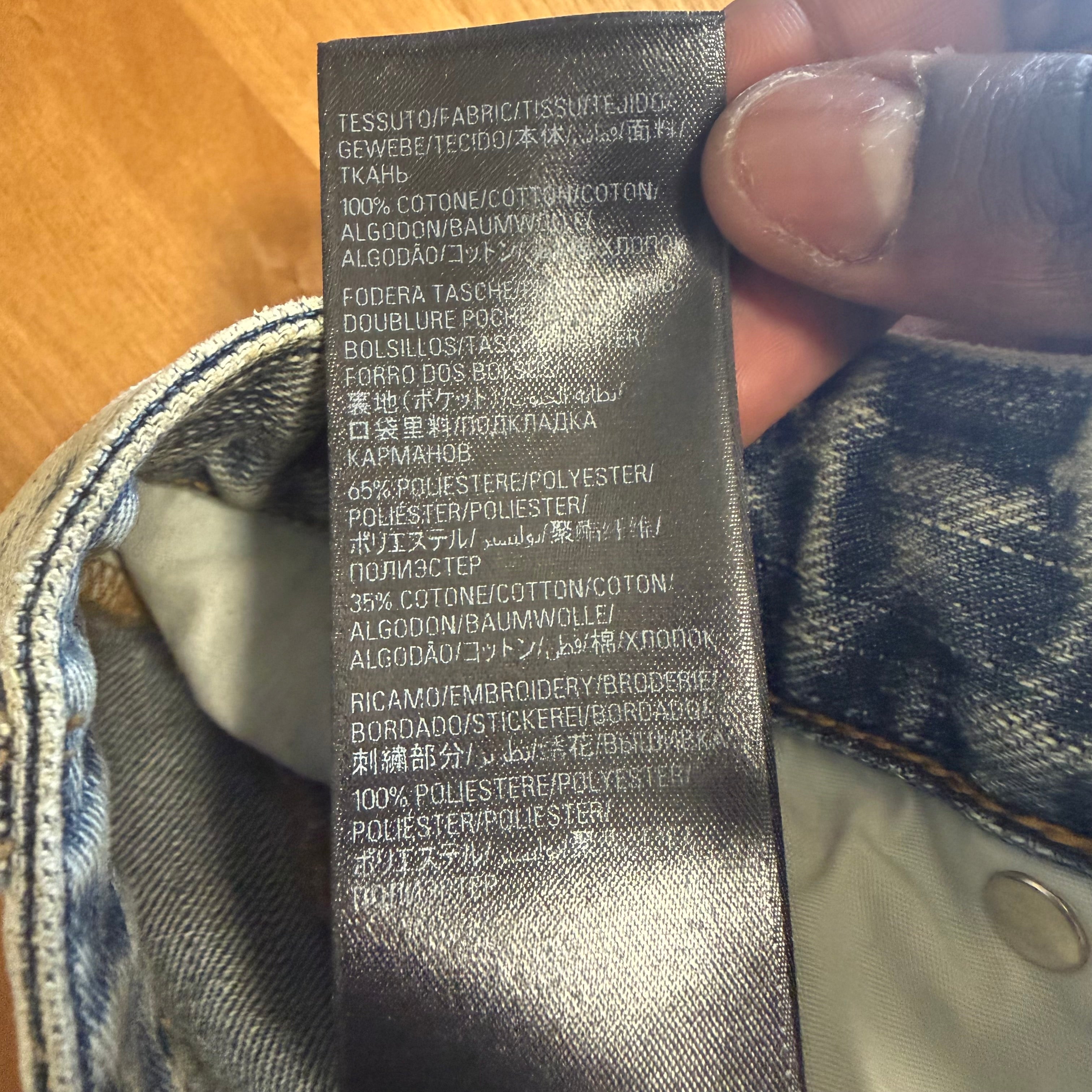Balenciaga Italian Indigo Ring Denim Size Small