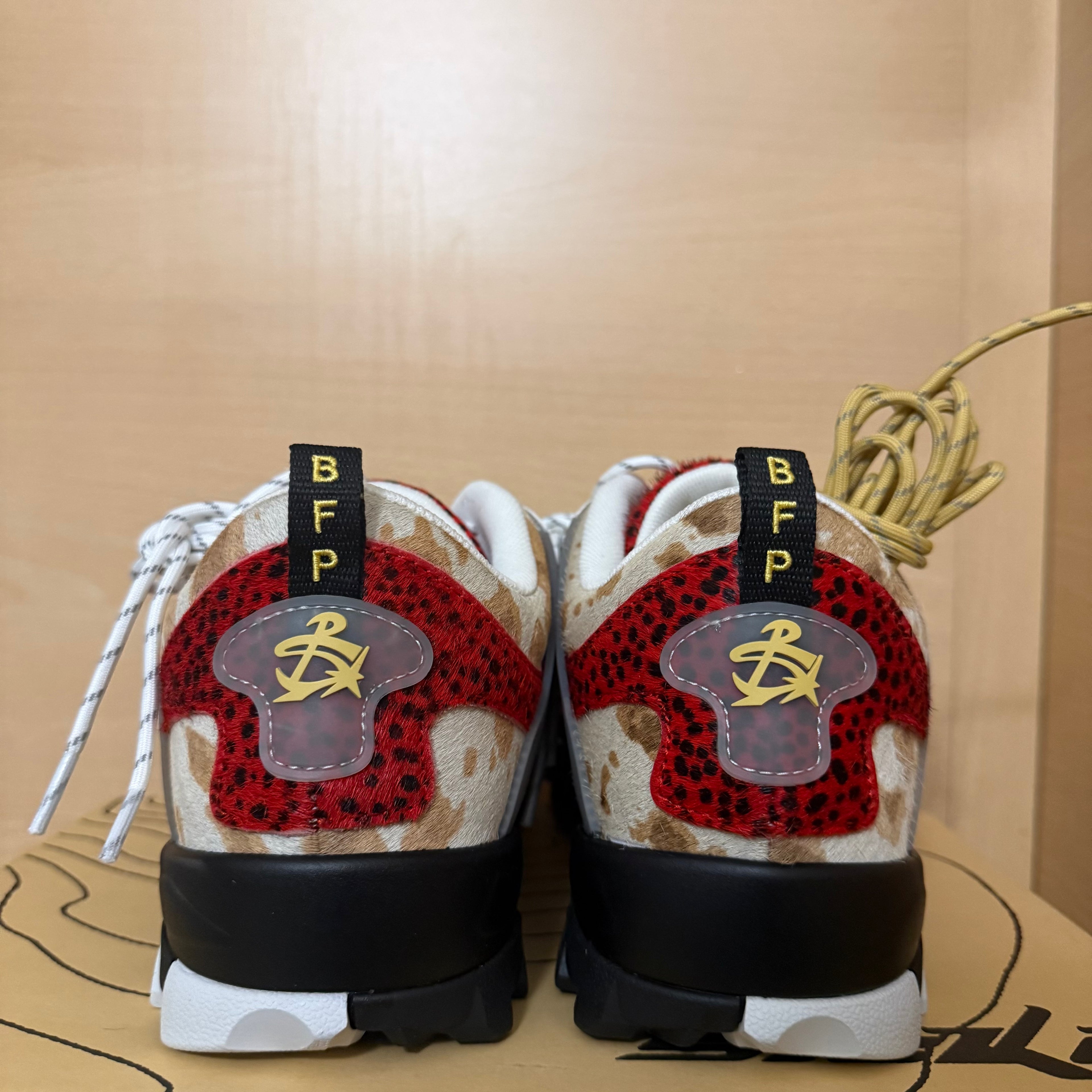 Sicko x PDF Red Cheetah Hiking Shoe Size 11