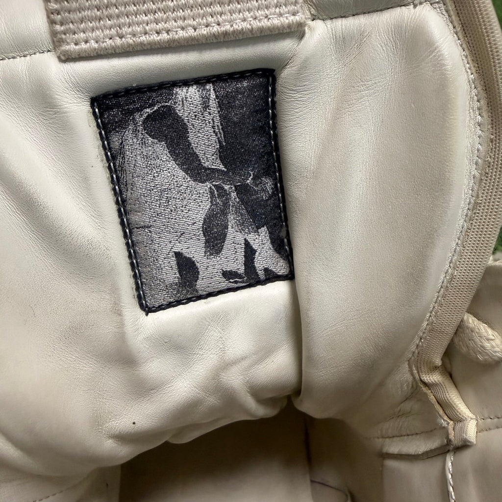 Rick Owens White Geobasket Size 10 (43)