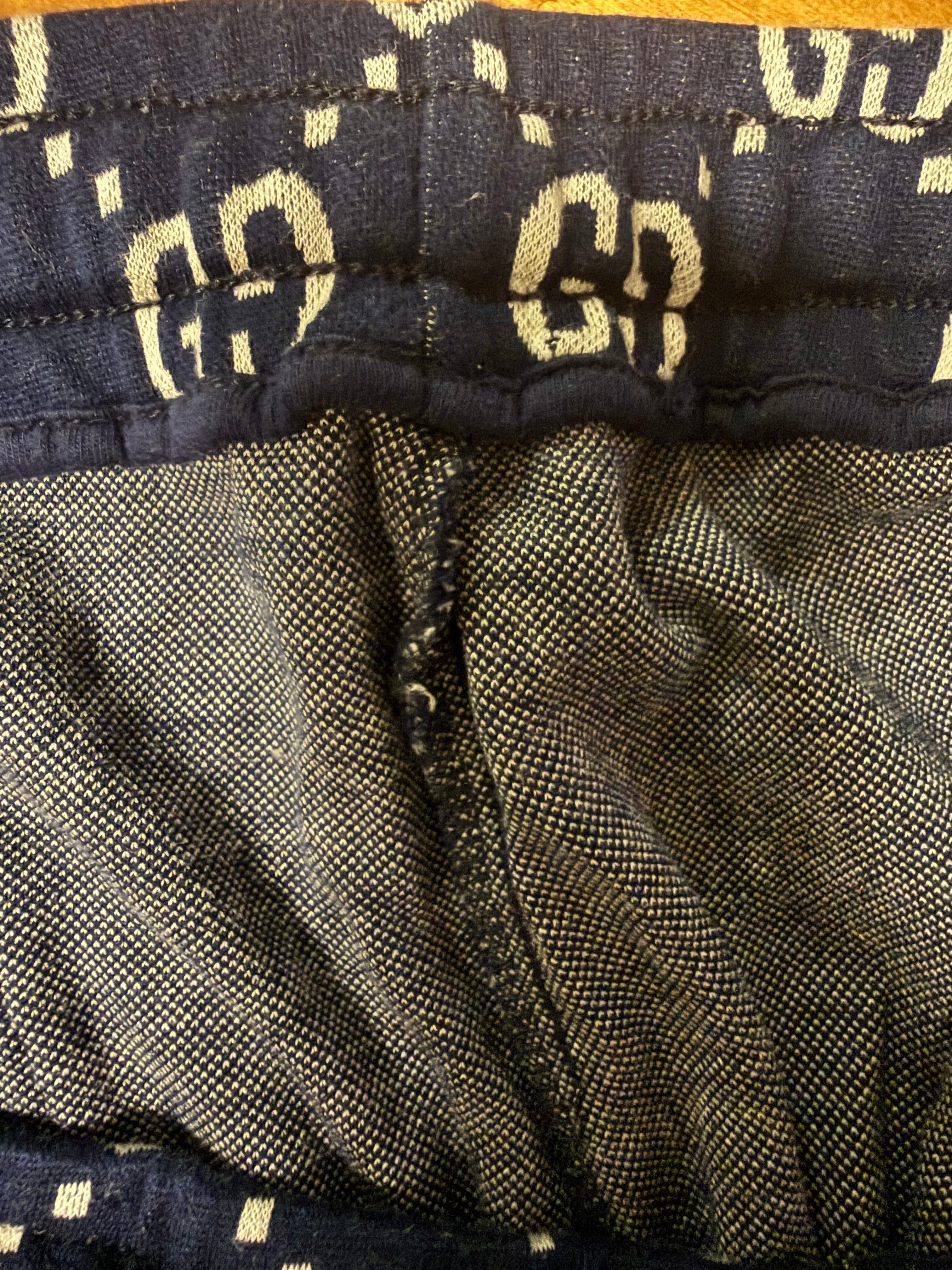 Gucci Monogram Taped Sleeve Track Sweatpants Sz Large