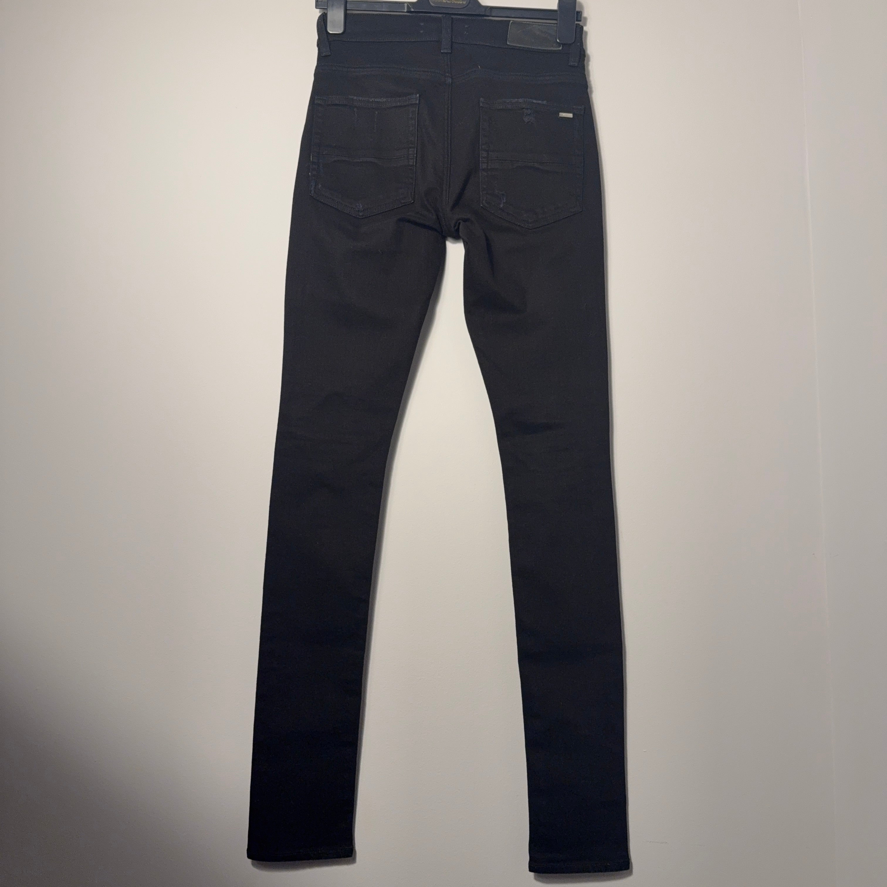 Amiri MX1 Black Patch Black Denim Size 29