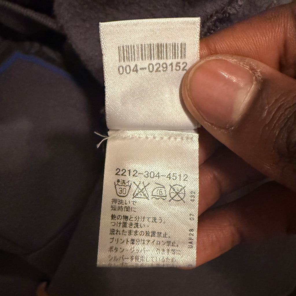Chrome Hearts Blue Cross Zip-up Hoodie Size Small