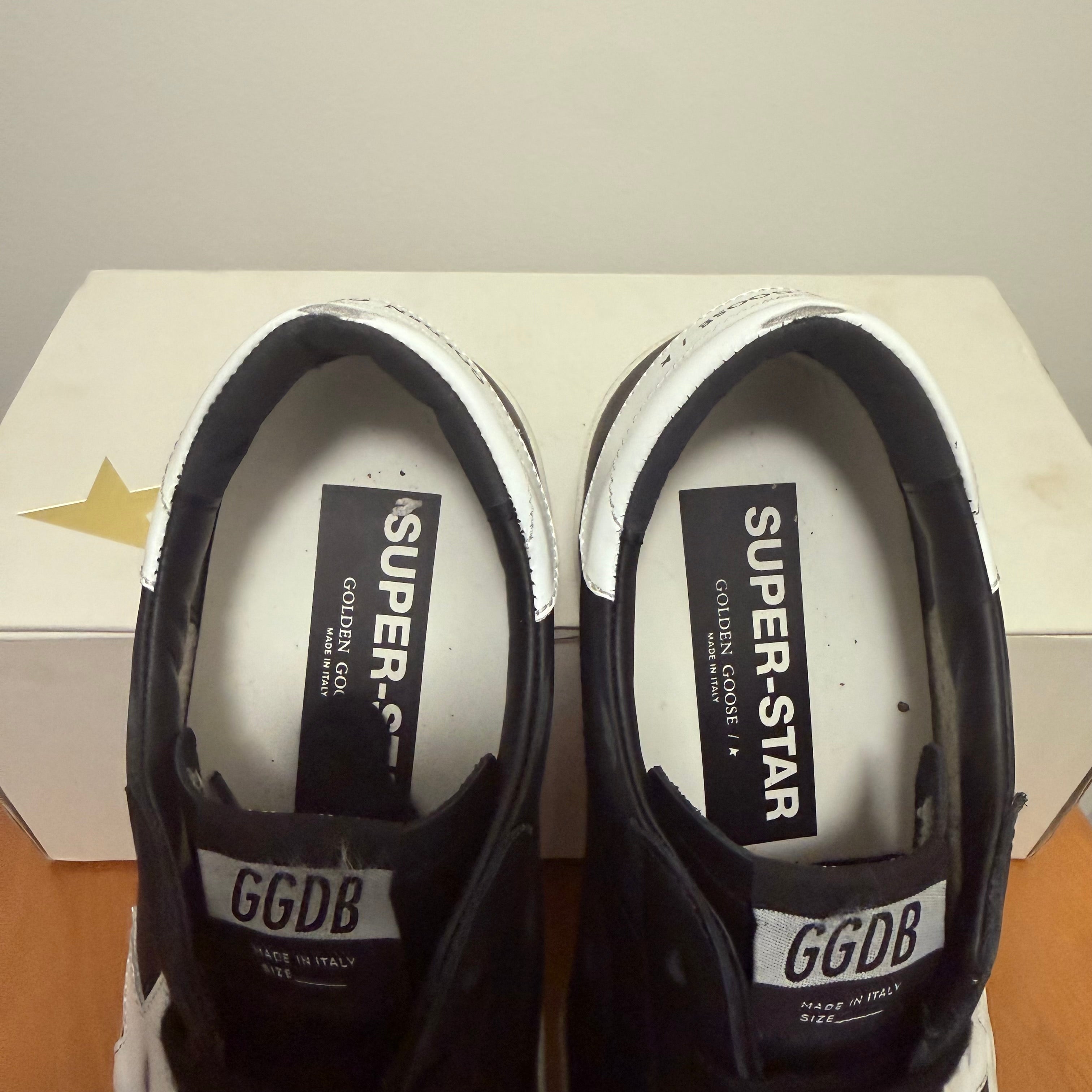 Golden Goose Superstar Black Sneaker Size 7