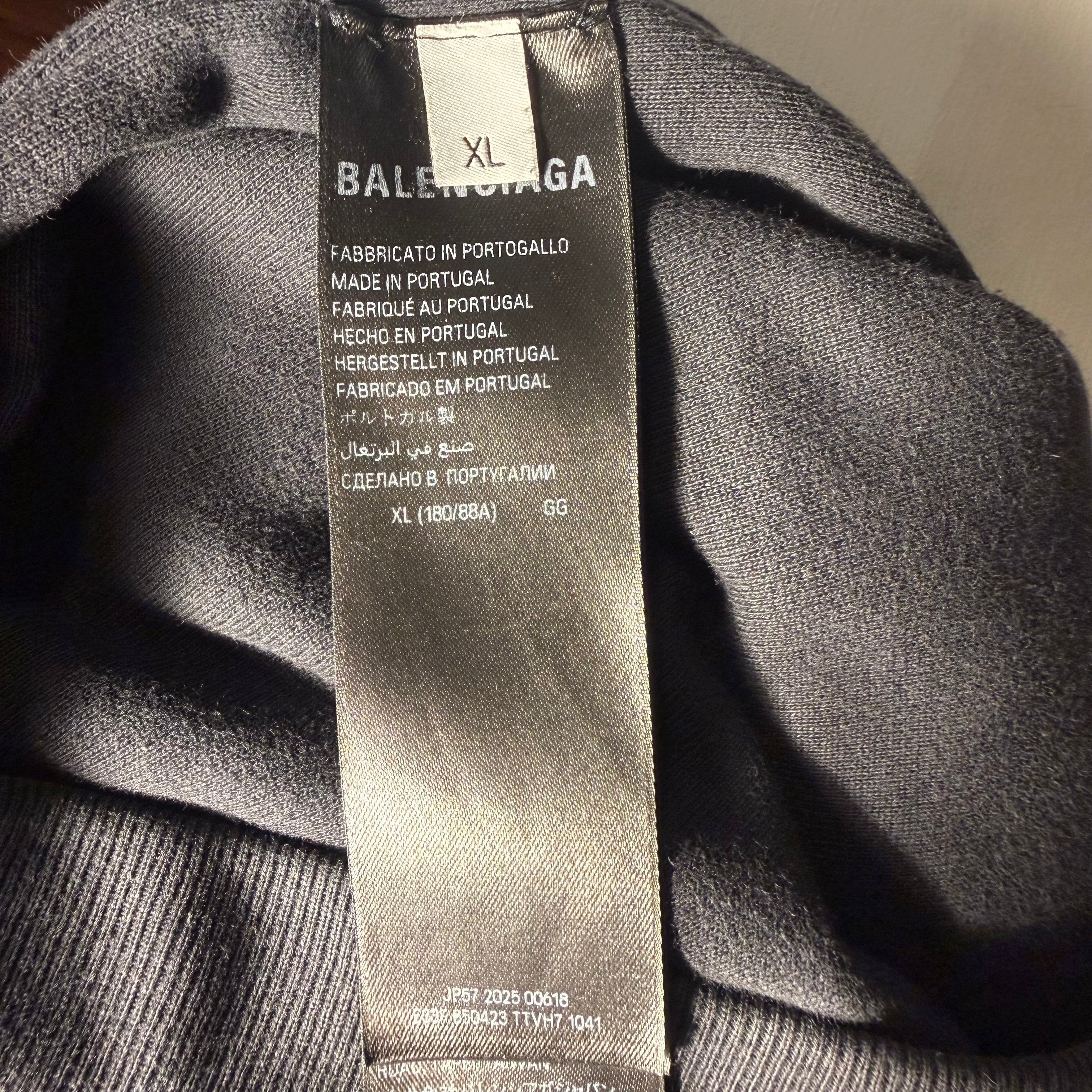 Balenciaga Black Inside Out Sweatpants Size XL