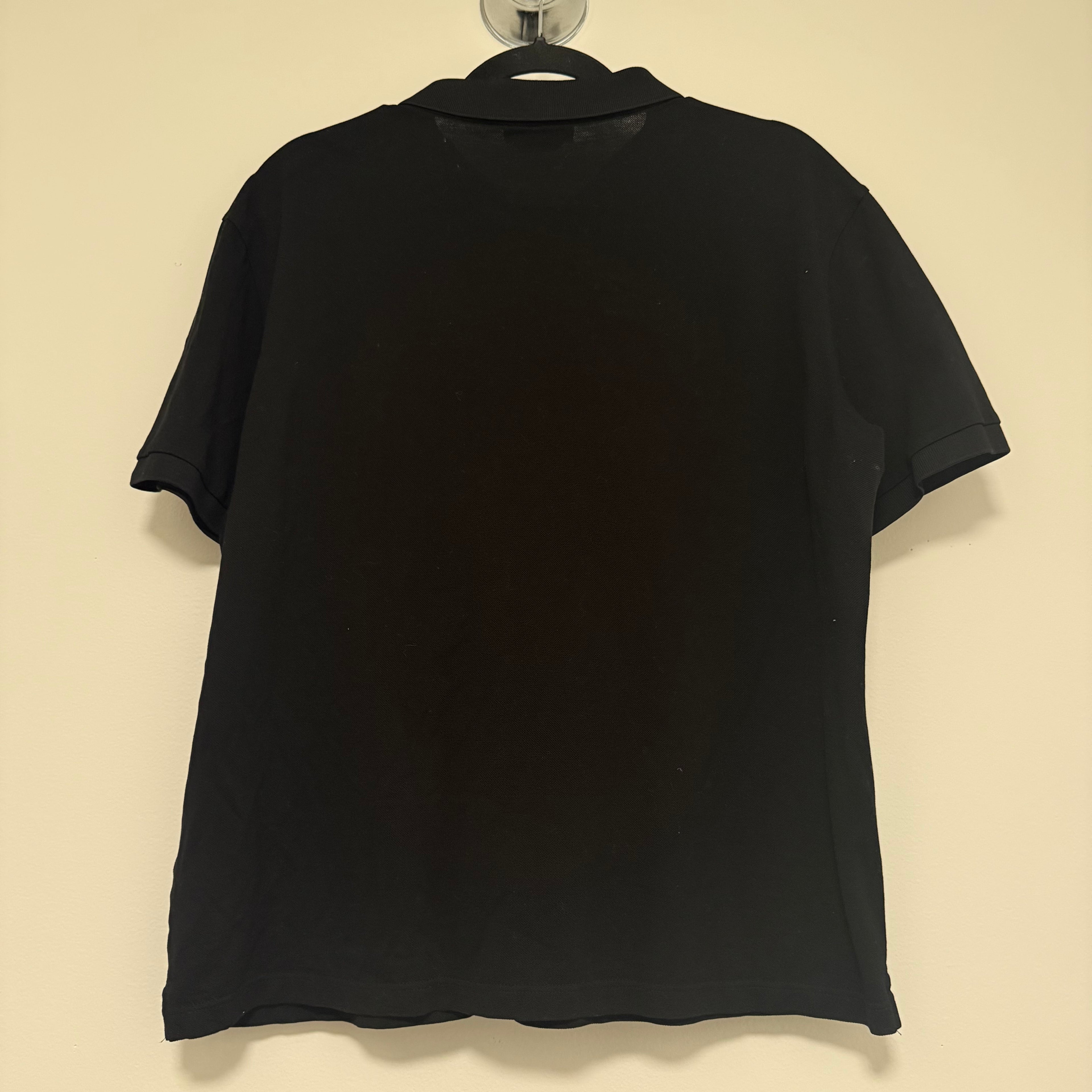 Prada Pique Polo Shirt Black Sz XL