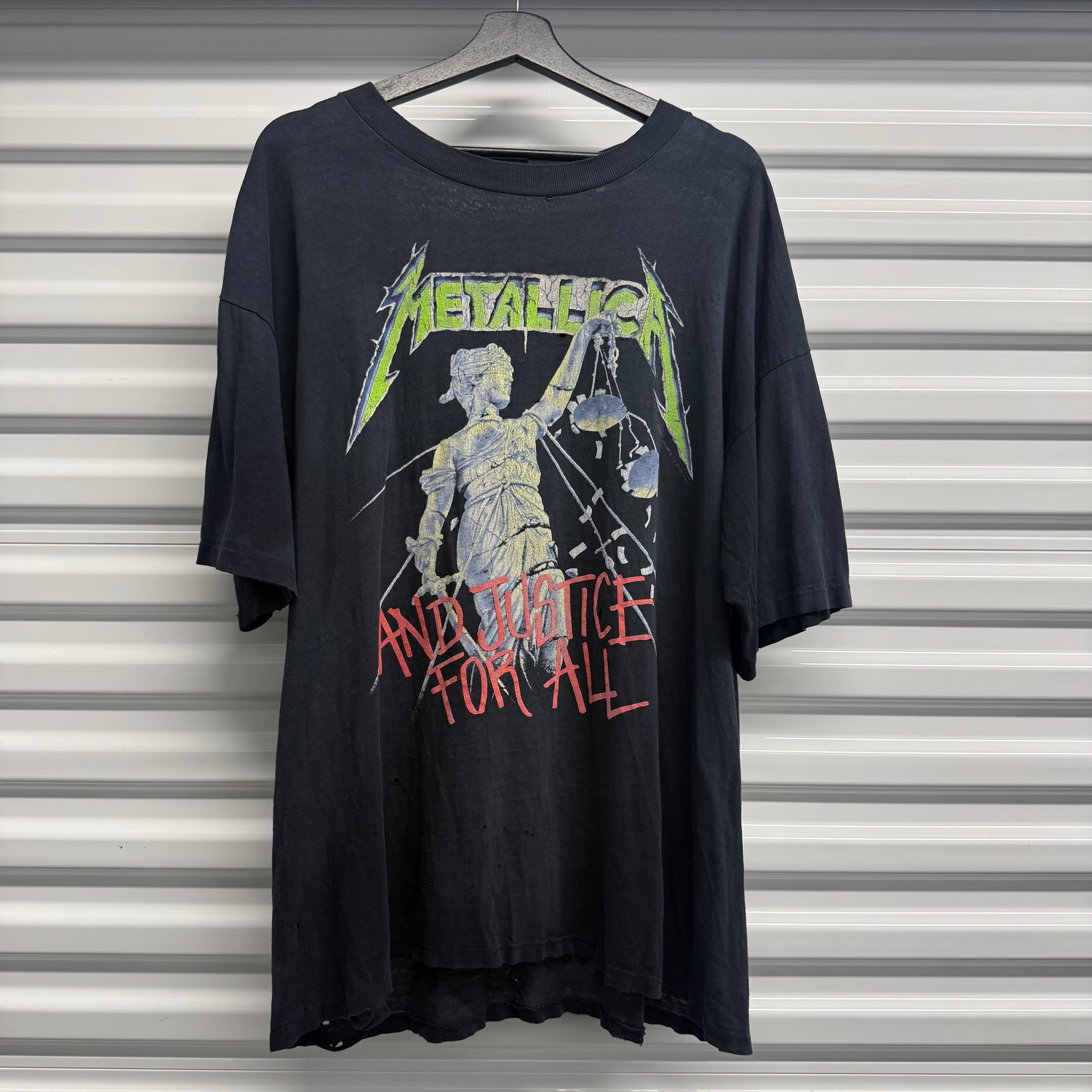 Vintage Metallica “And Justice For All Hammer” Shirt Size XL