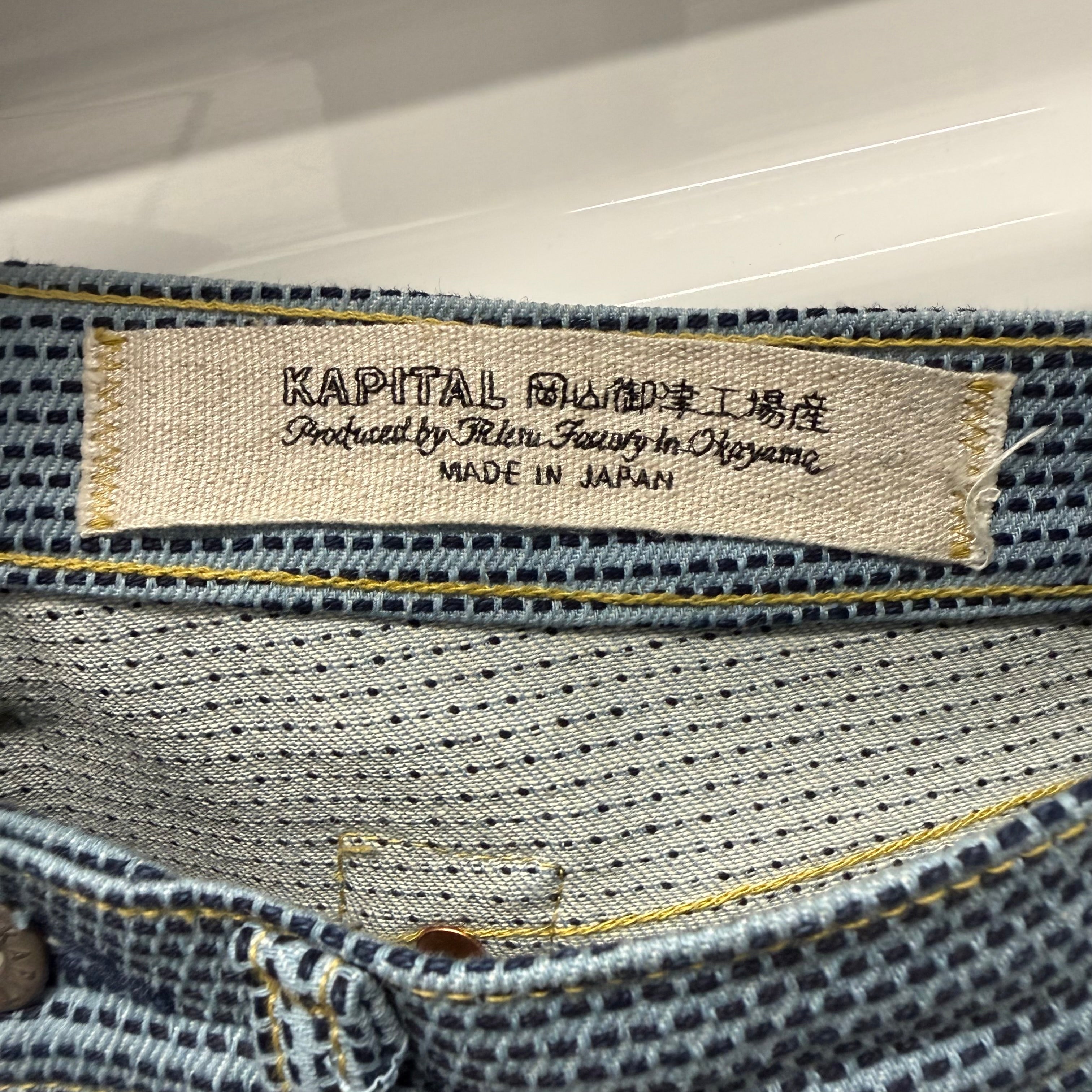 Kapital Century Denim Blue Size 34