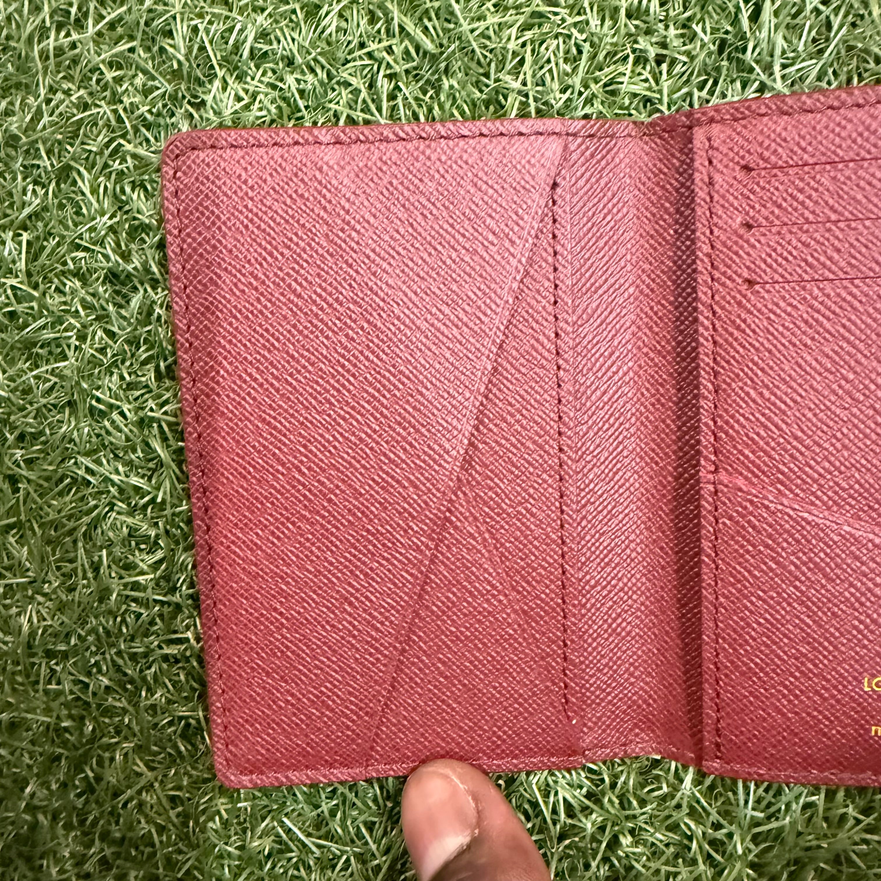 Louis Vuitton Red Monogram Canvas Heritage Coated Pocket Organizer