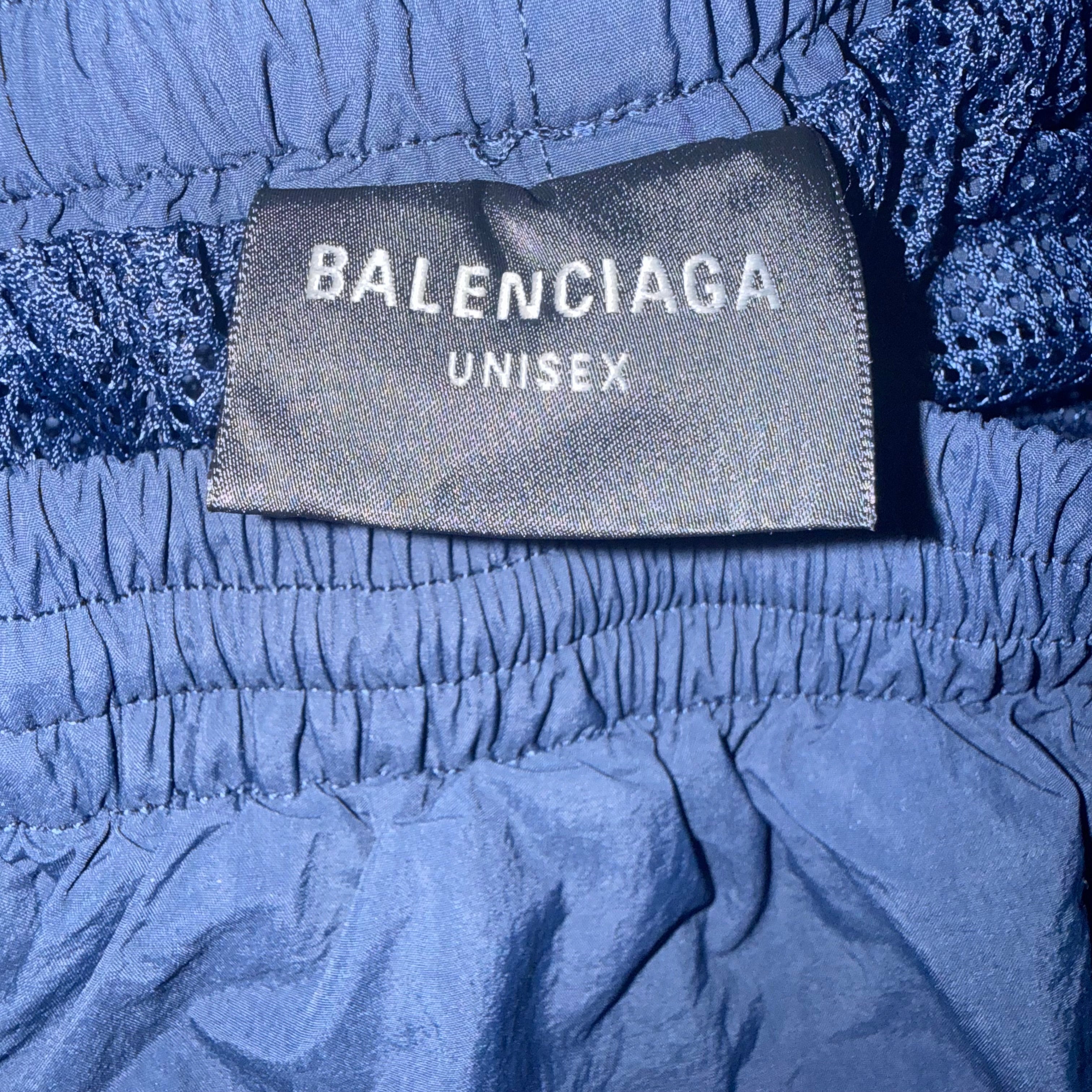 Balenciaga Navy Surf Icon Trackpants Sz XS