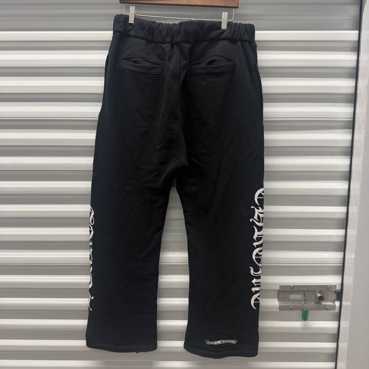 Chrome Hearts Black Horseshoe Sweatpants Size XXL