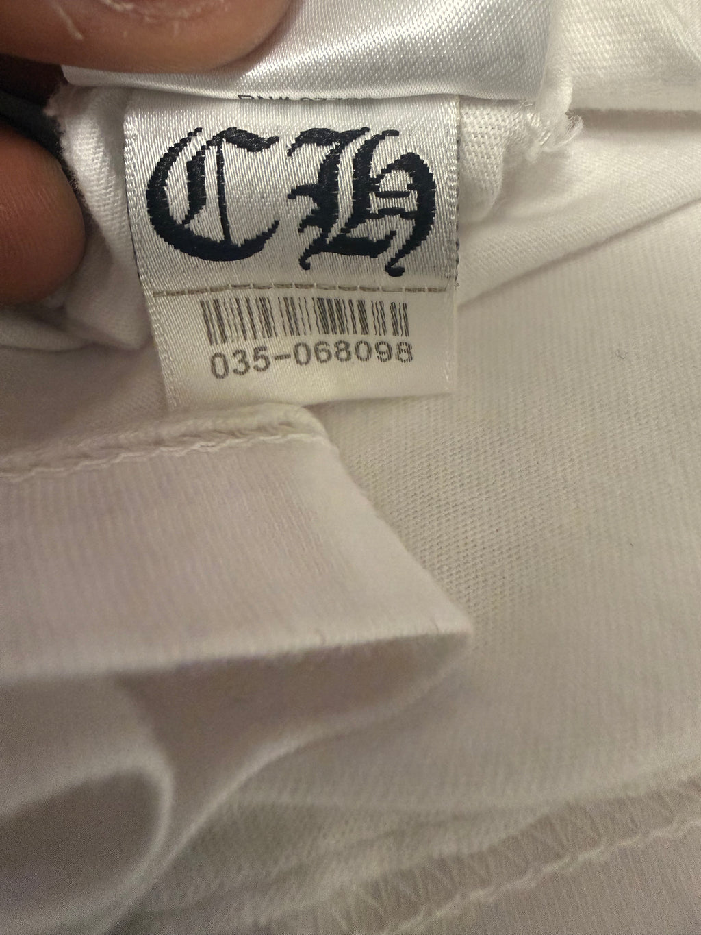 Chrome Hearts White Purple Longsleeve T-Shirt Sz Large