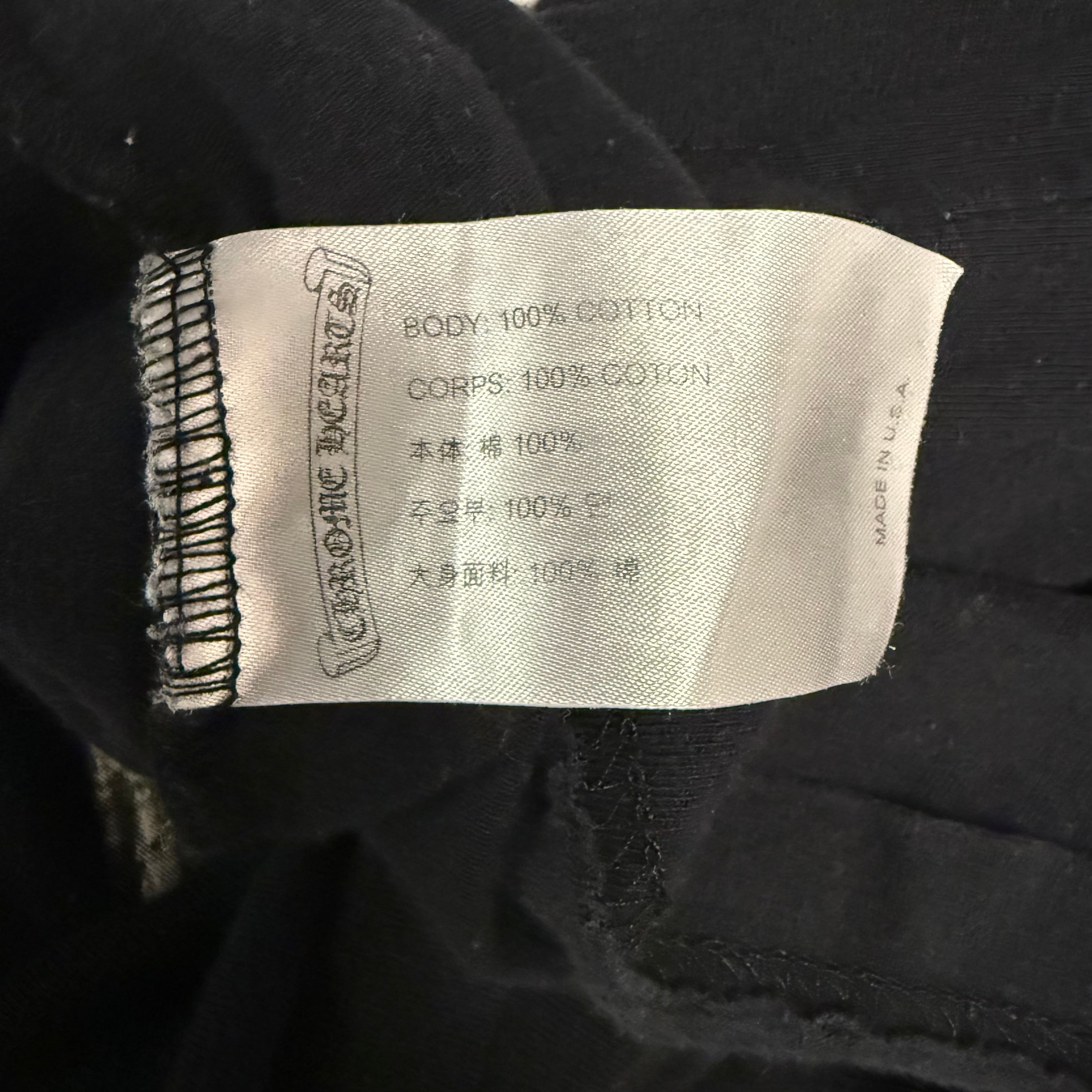 Chrome Hearts FOTI Harris Space Astronaut Black Tee Sz Large