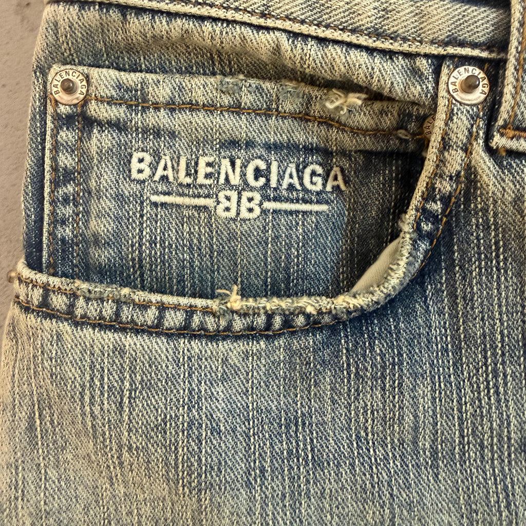 Balenciaga Italian Indigo Ring Denim Size Small