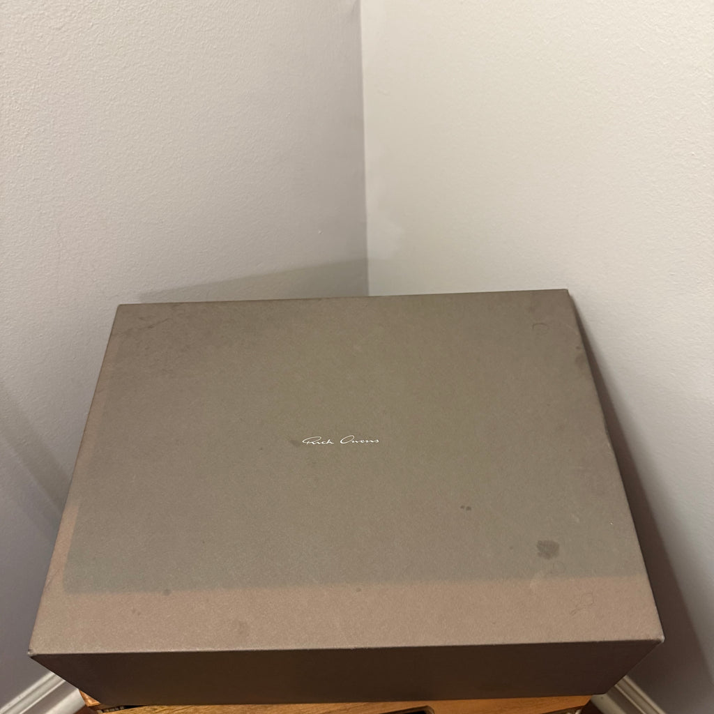 Rick Owens Suede Vintage Flesh/Milk Sneaker Size 10 (43)