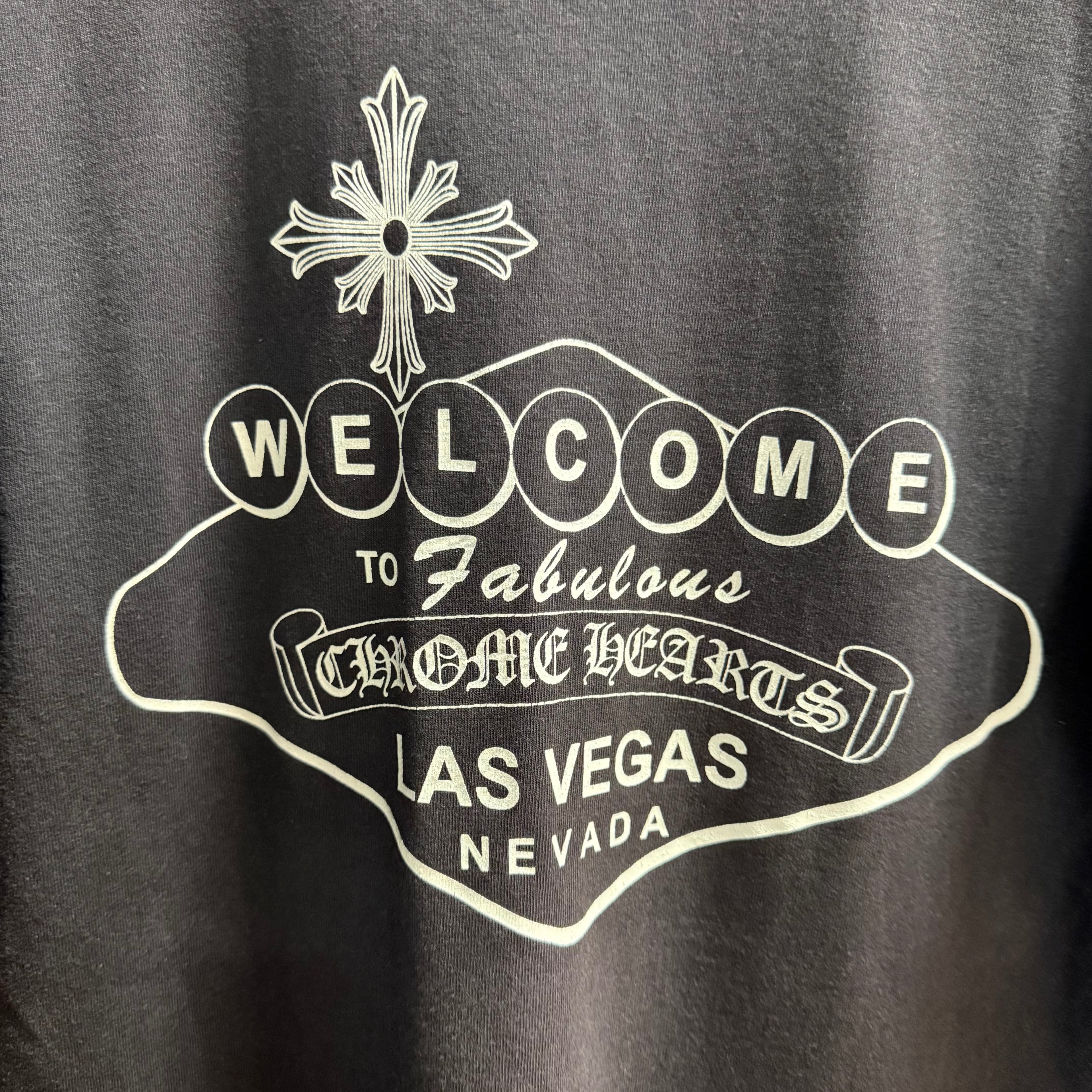 Chrome Hearts Vintage Black Welcome To Las Vegas Shirt Size Medium