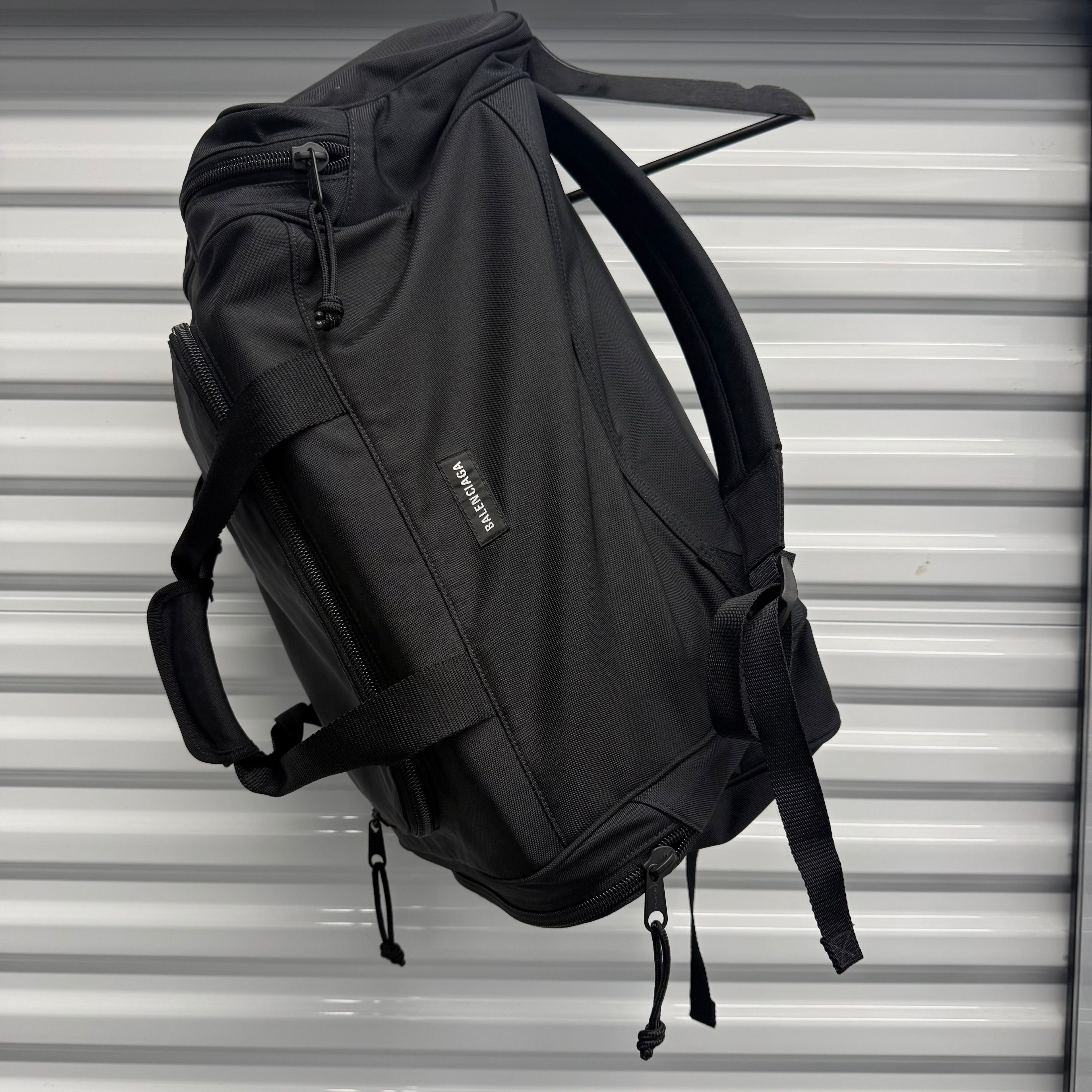 Balenciaga Black Explorer Travel Bag