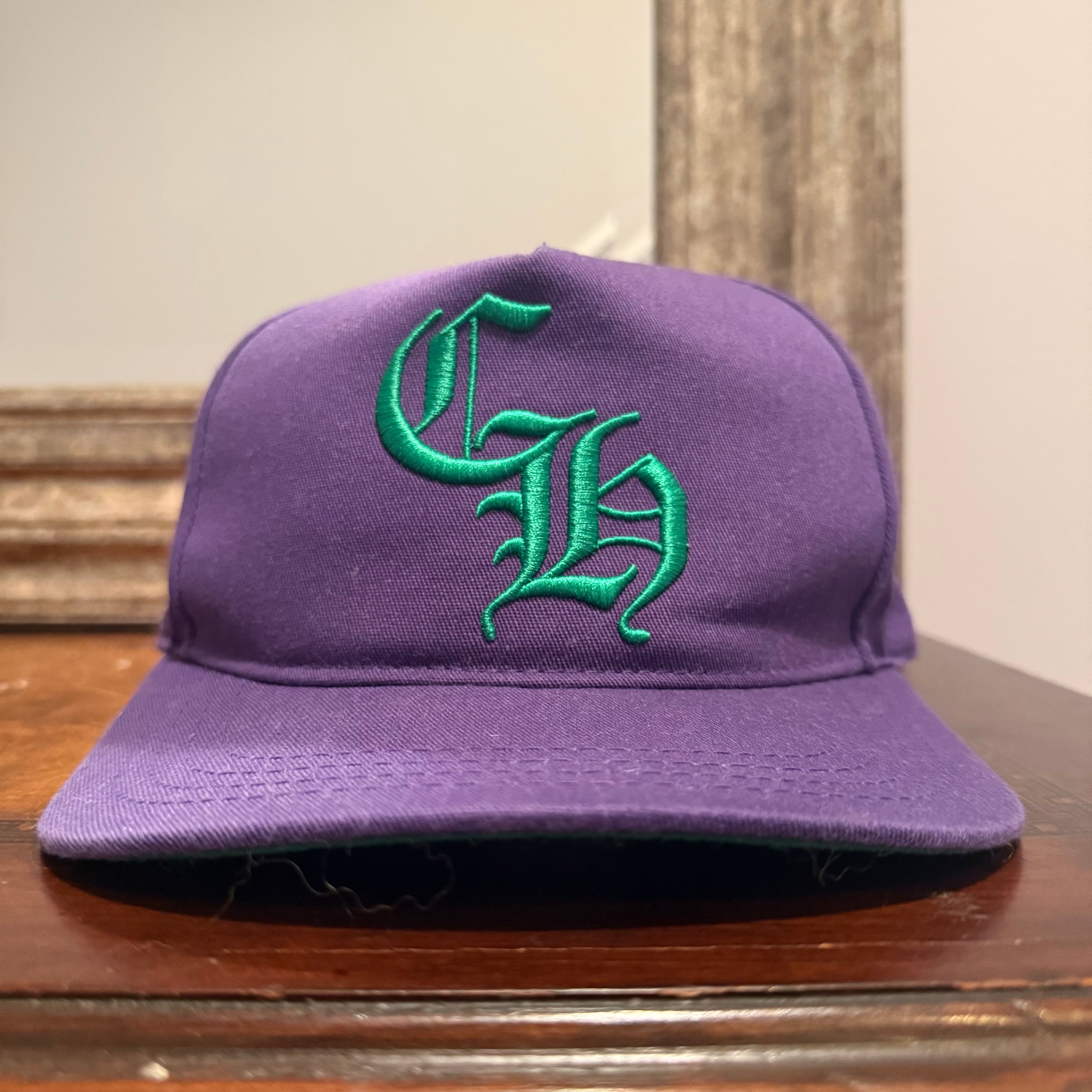 Chrome Hearts Purple and Green Hat