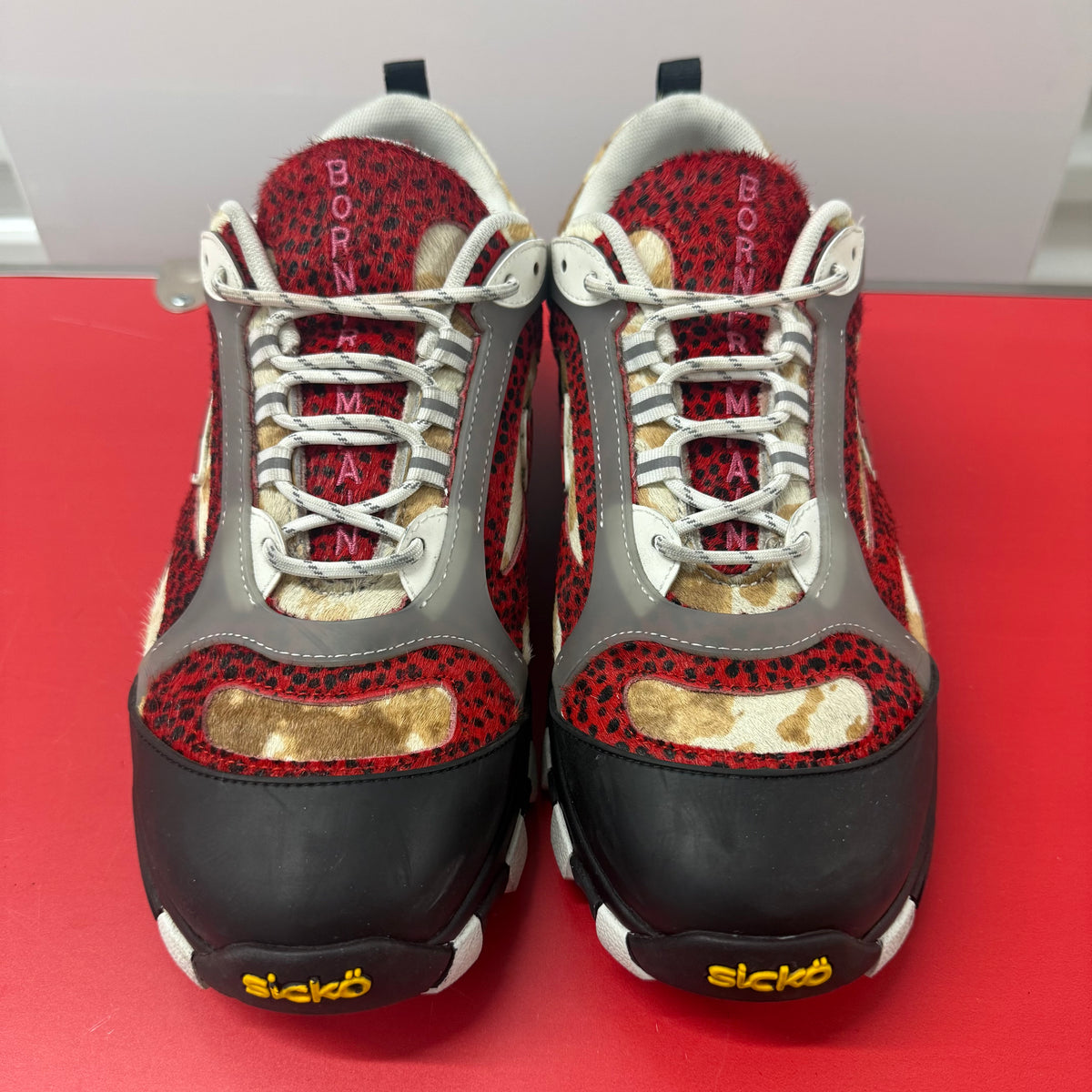 Sicko x PDF Red Cheetah Hiking Shoe Size 45