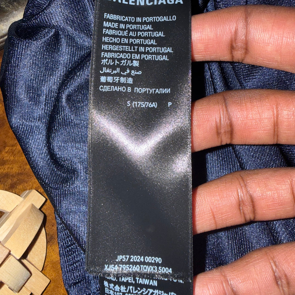 Brand New Balenciaga Blue Basketball Unity Shorts Size XS