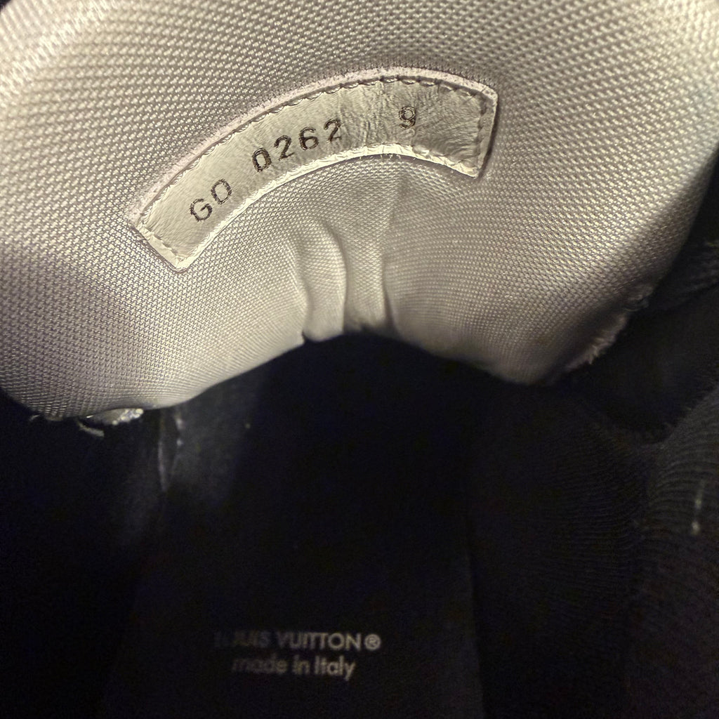Louis Vuitton Black and Blue Trainer 2 Size 10.5 (9LV)