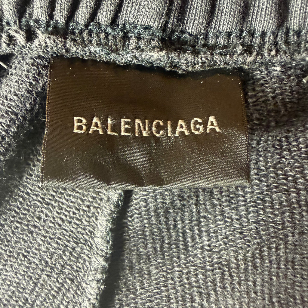Balenciaga Washed Black Sweatpants Size Small