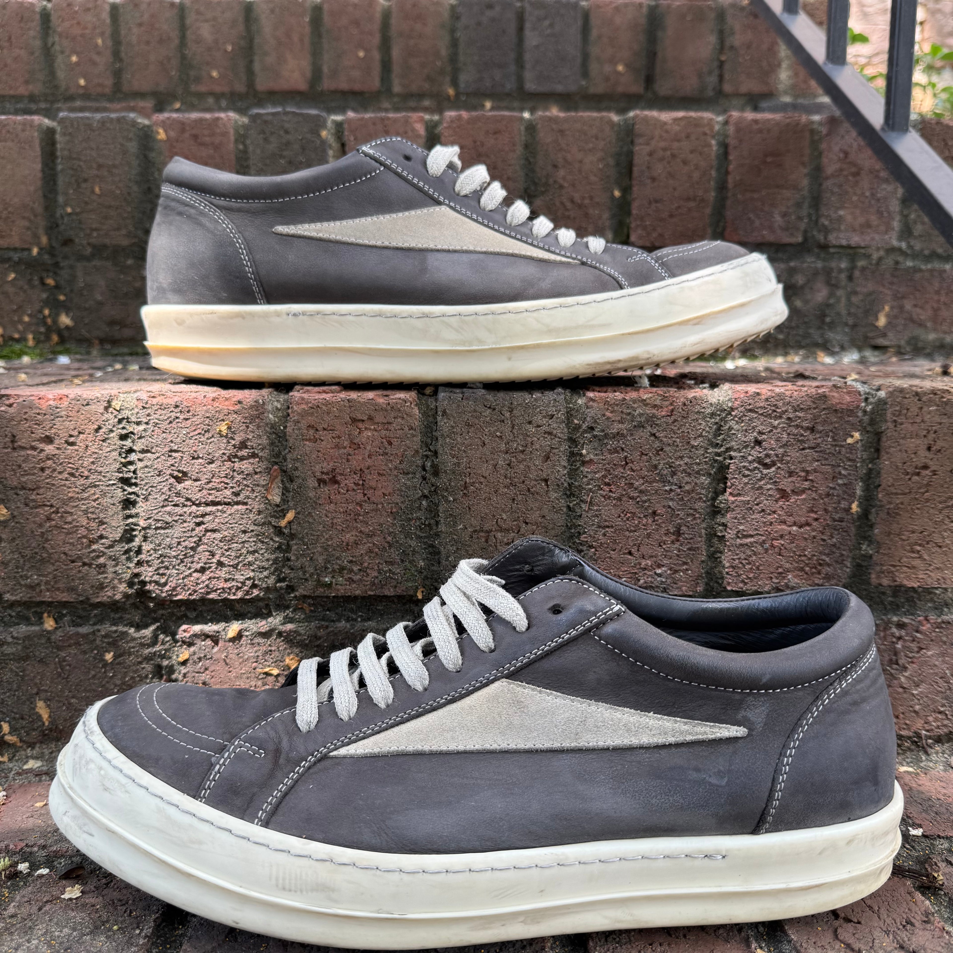 Rick Owens Vintage Brown Suede Sneaker Size 12 (45)