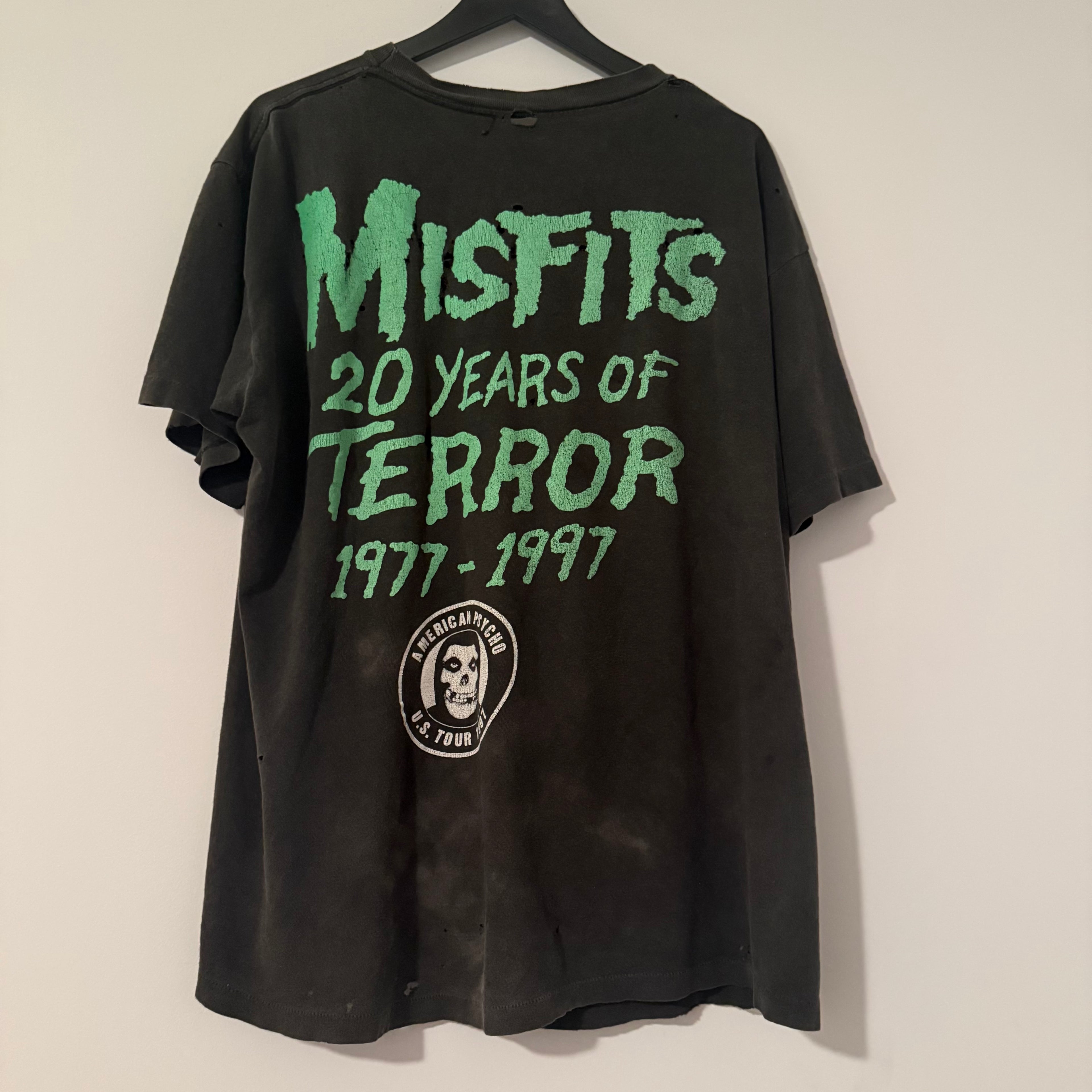 Vintage Misfits Black Shirt Size XL