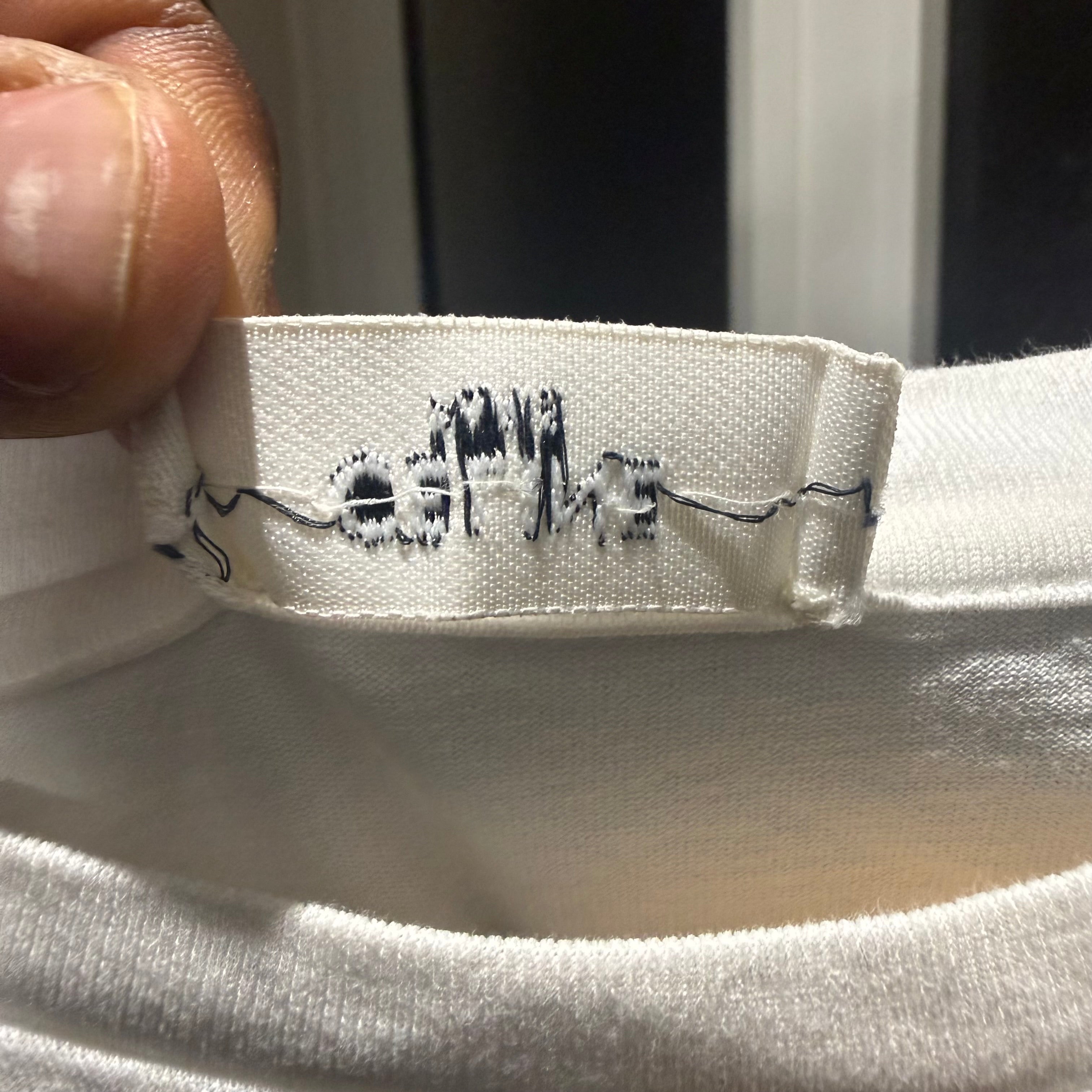 Celine White T-Shirt Size Large