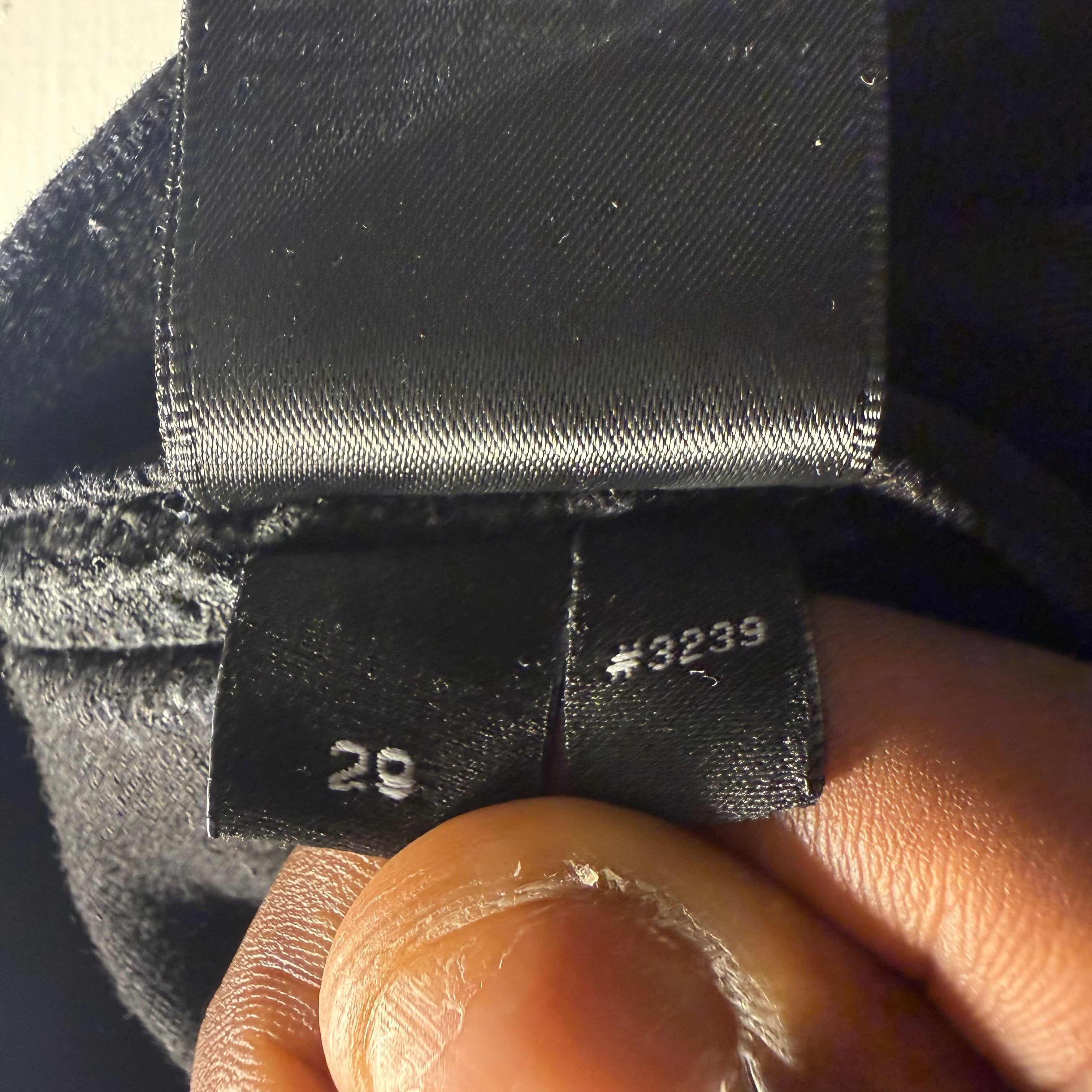 Amiri MX1 Black Patch Black Denim Size 29