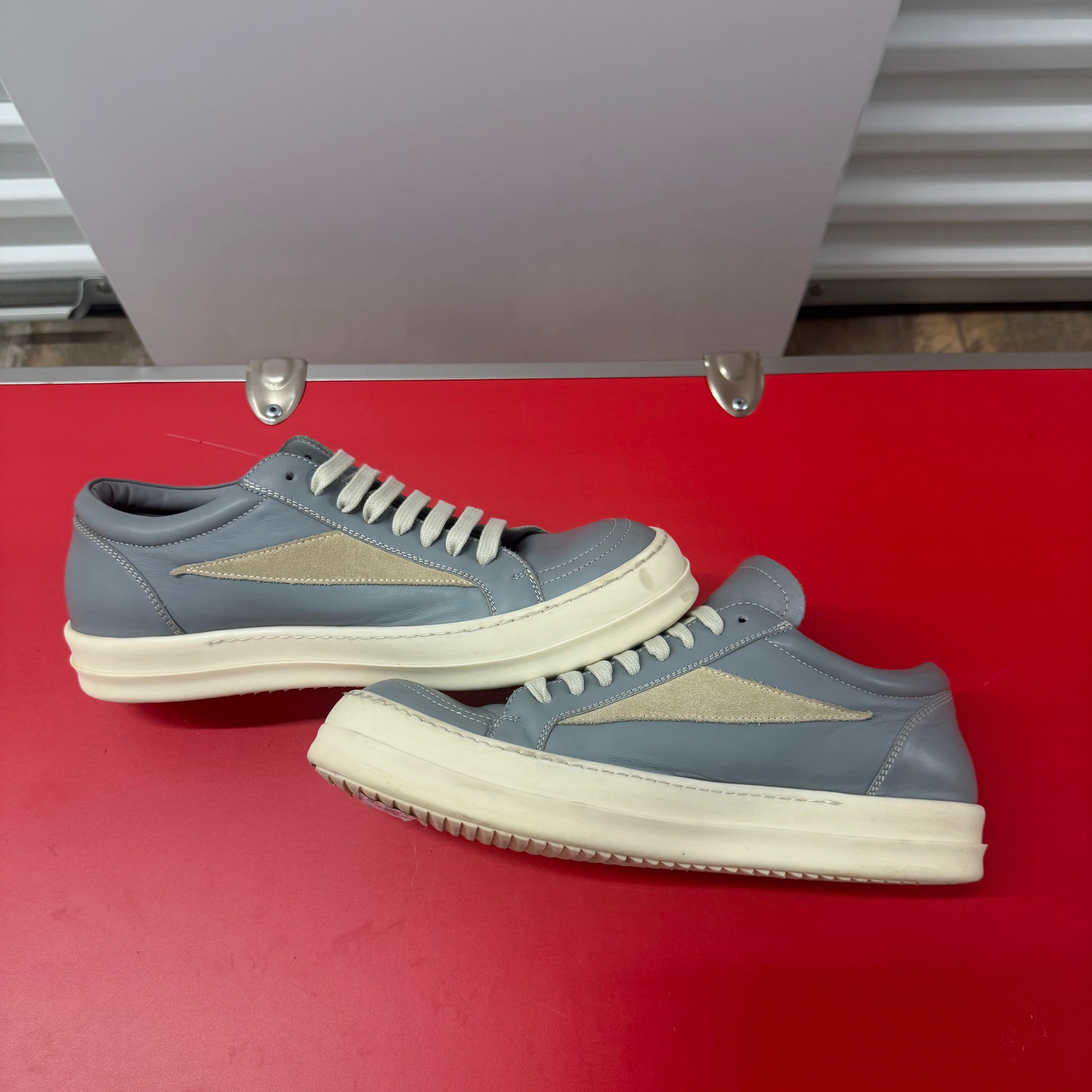 Rick Owens Haze Blue Vintage Sneaker Size 10