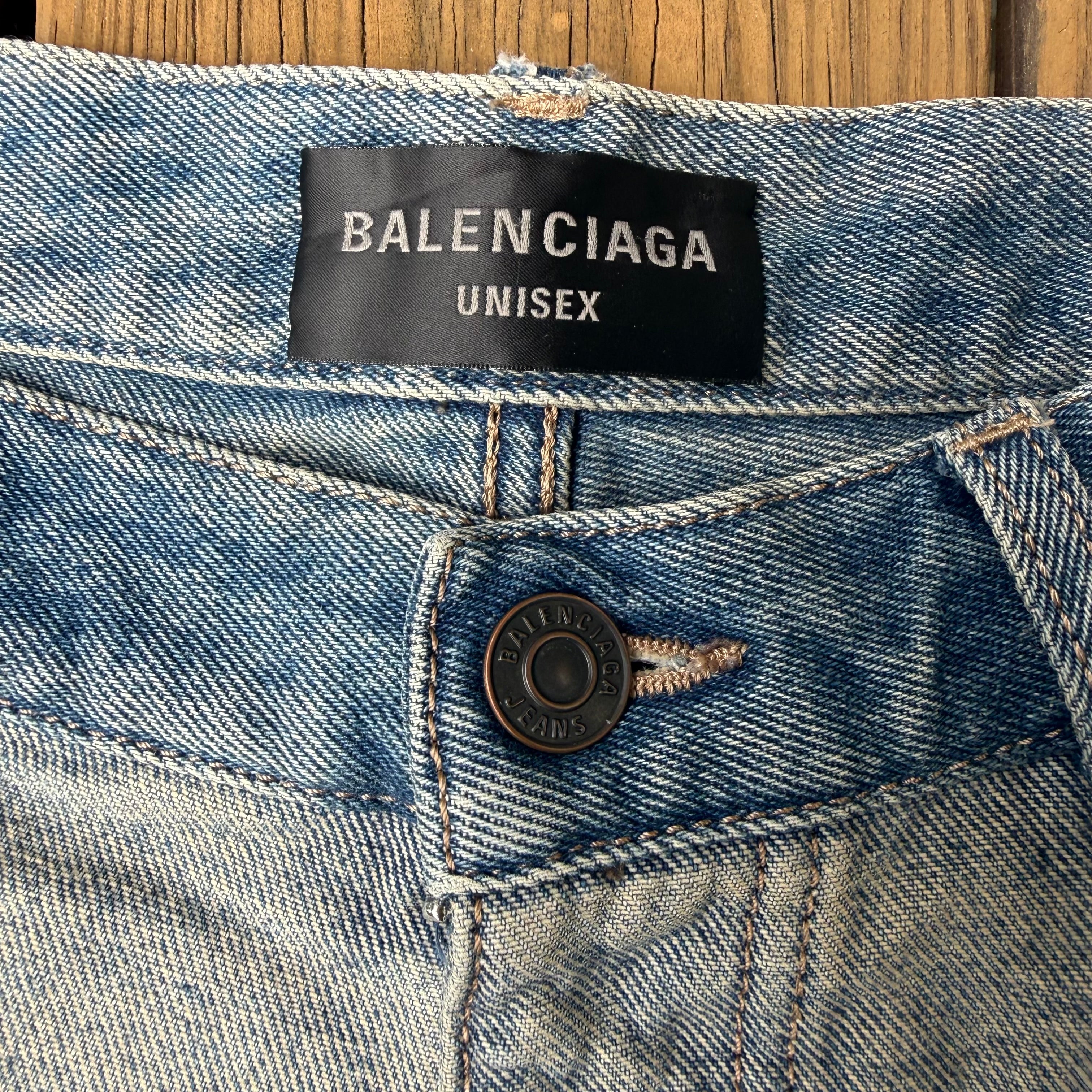 Balenciaga Inside Out Denim Size Small